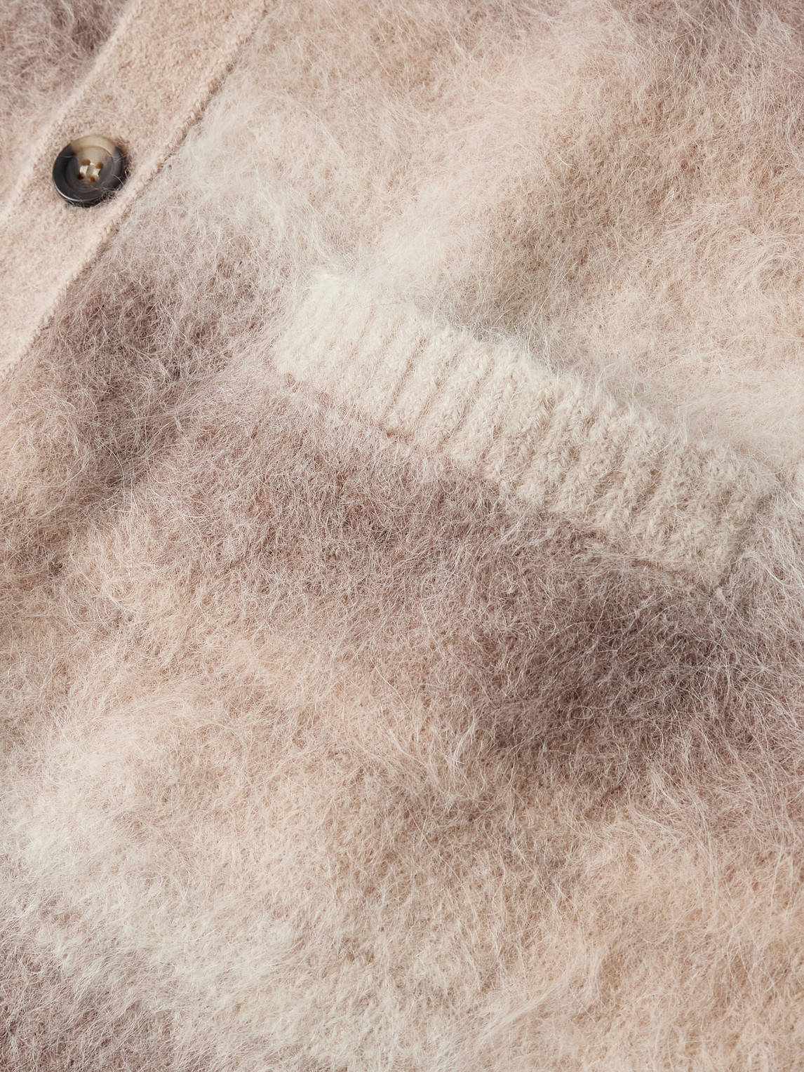 Corridor Striped Brushed Alpaca-blend Cardigan In Multi