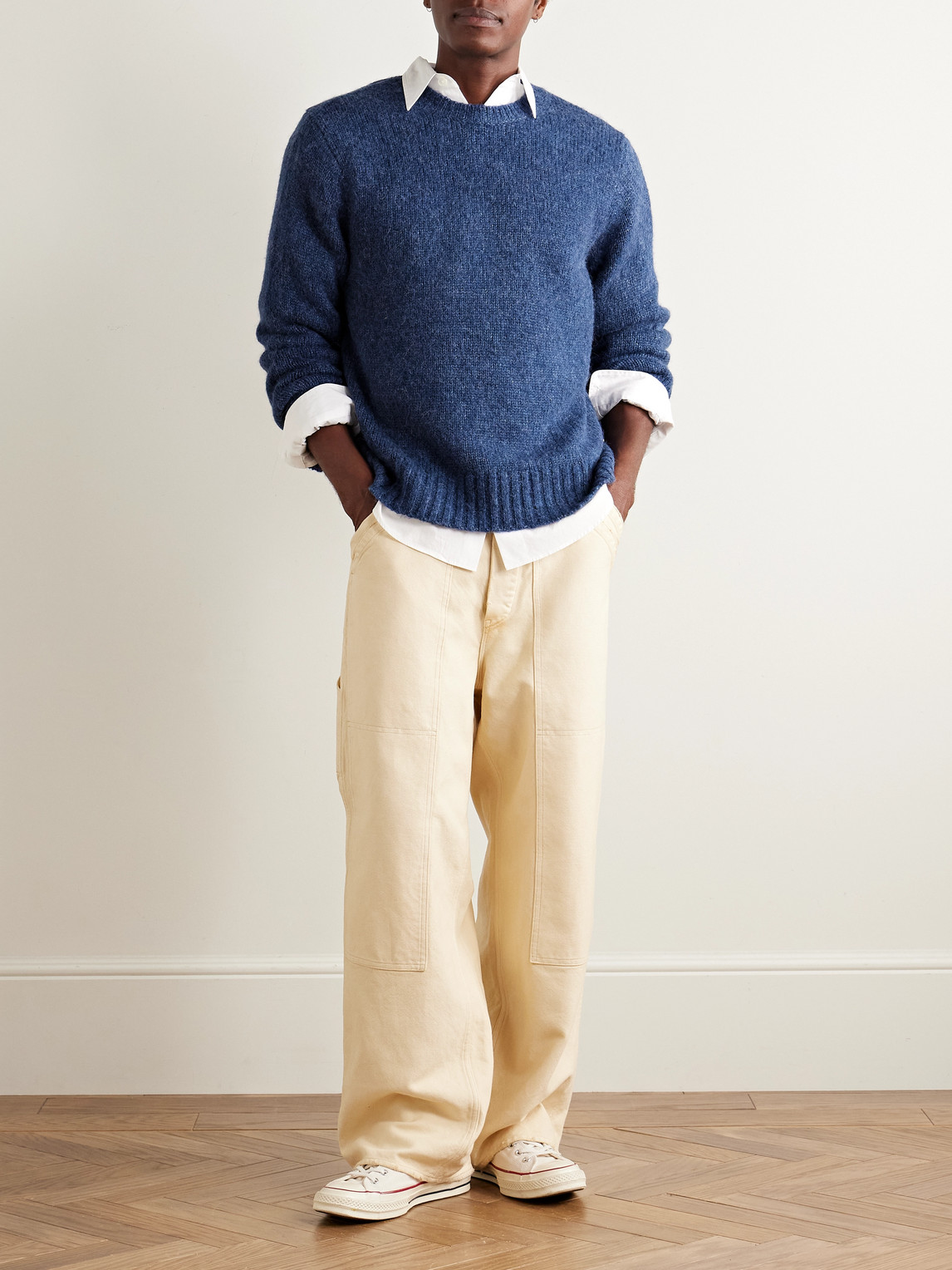 Corridor Wool-blend Sweater In Blue