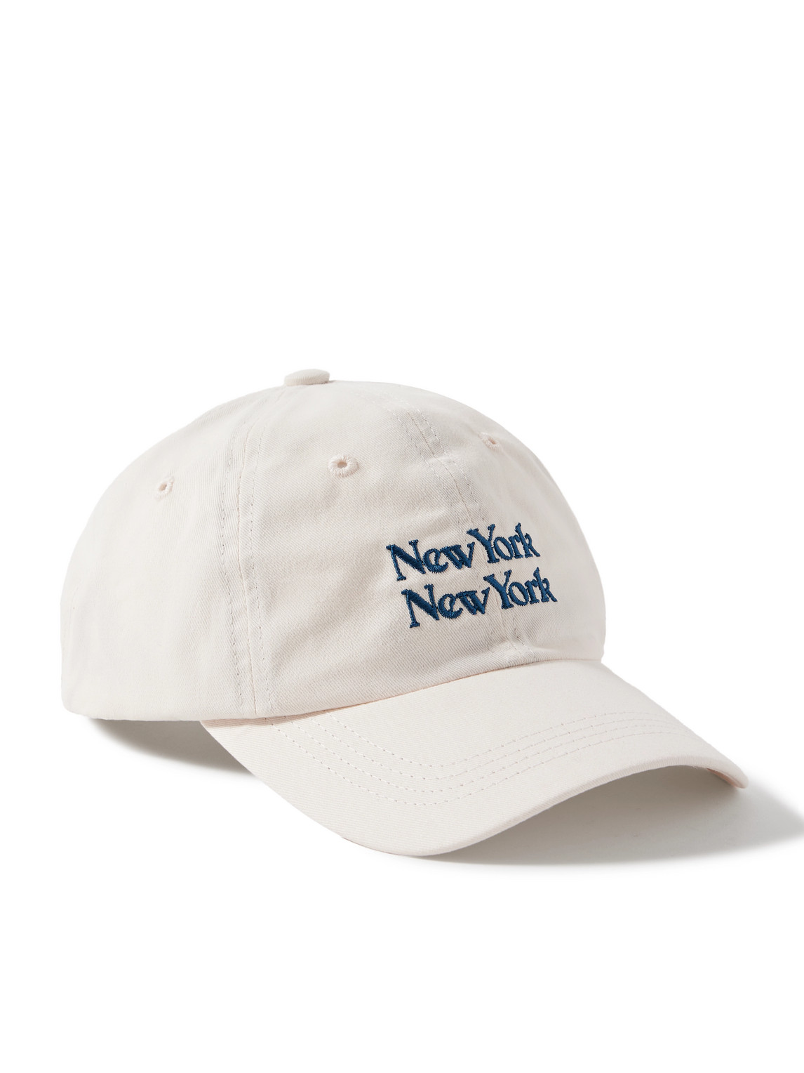 Corridor Ny Ny Embroidered Cotton-twill Baseball Cap In Neutral