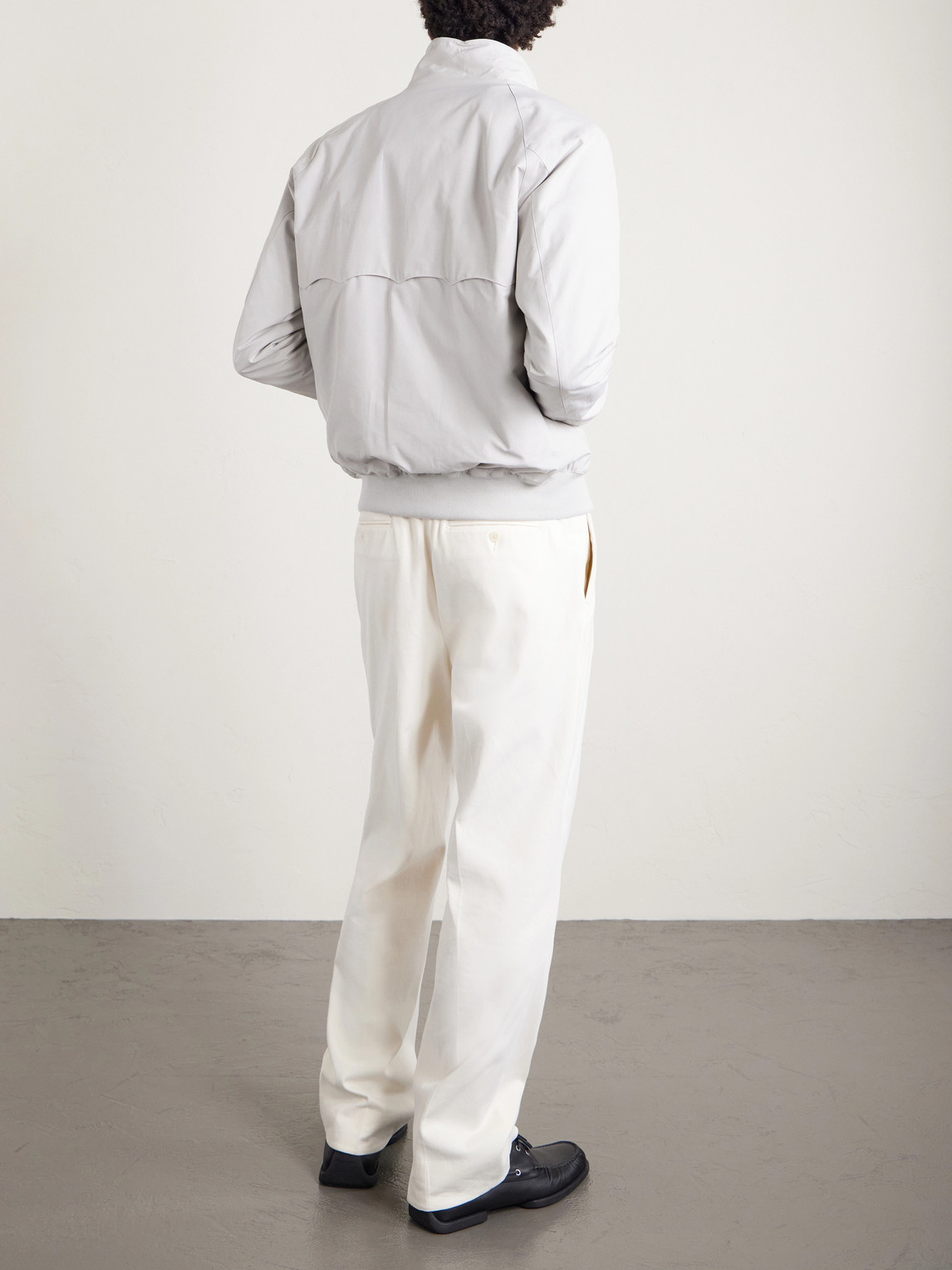 Baracuta G9 Shell Harrington Jacket In White