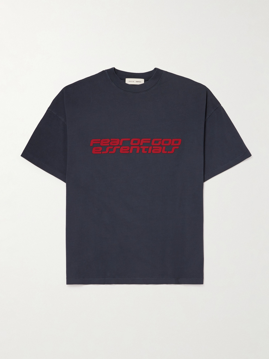 Fear of God Essentials 90s Oversized Logo-Print Cotton-Jersey T-Shirt - Men
