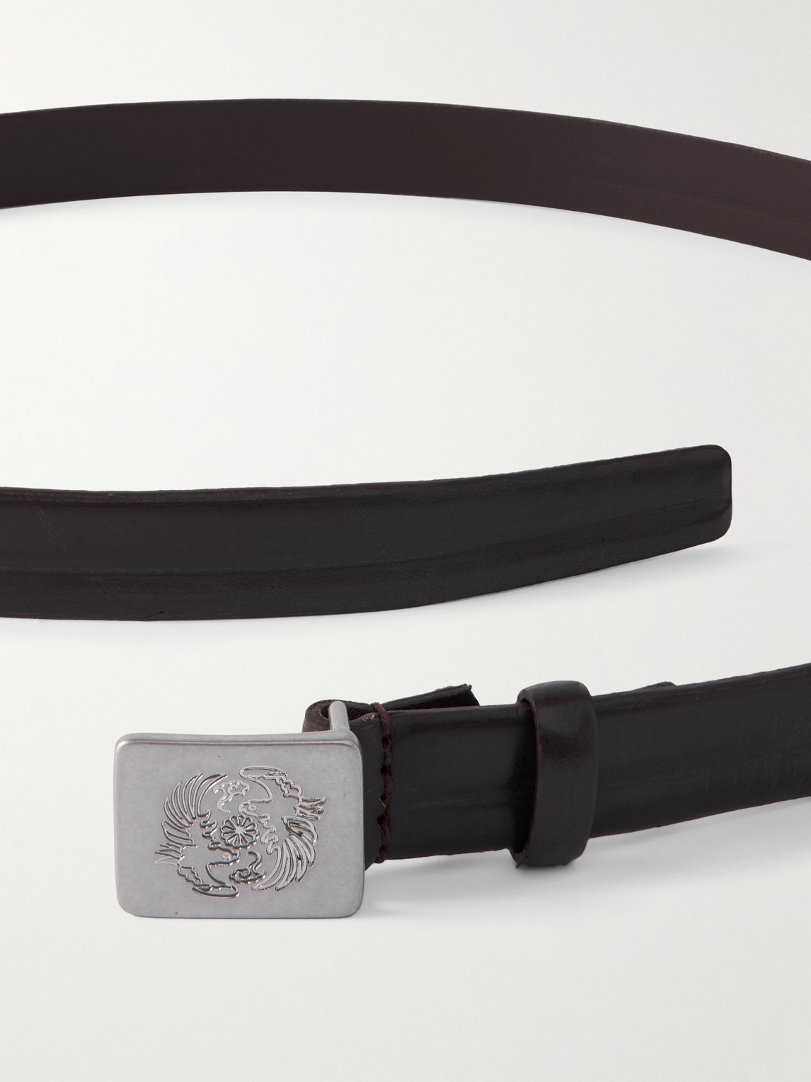 Our Legacy Emporio Armani Traccia Leather Belt