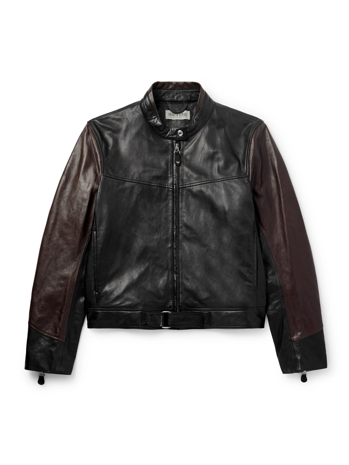 Emporio Armani Grande Trix Leather Jacket