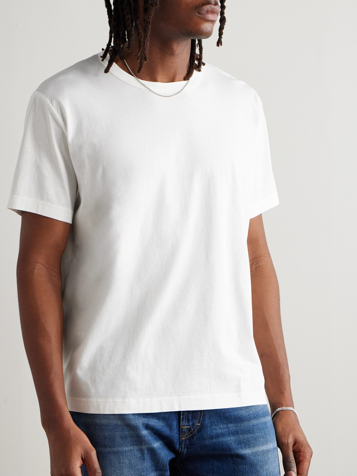 Our Legacy Emporio Armani Logo-print Cotton-jersey T-shirt