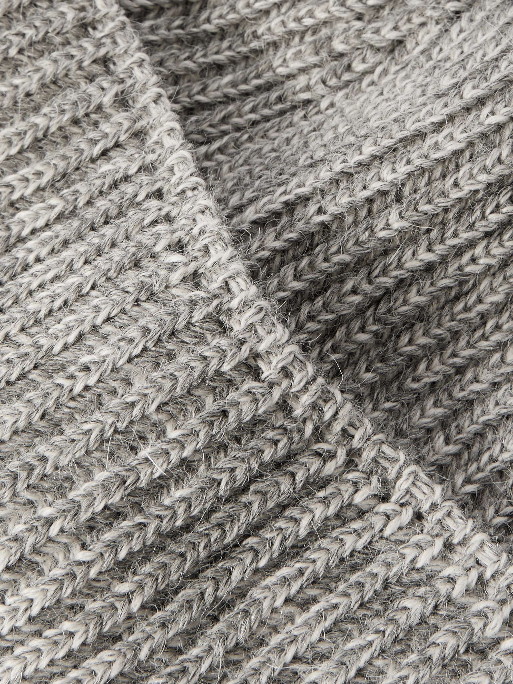 S.N.S. HERNING Fender Ribbed Virgin Wool Beanie
