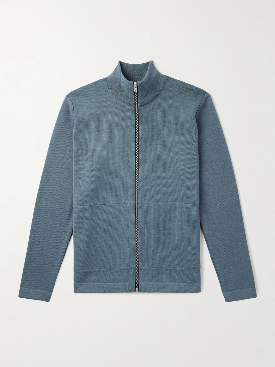S.N.S. Herning Naval lim-Fit Wool Zip-Up Cardigan - Men