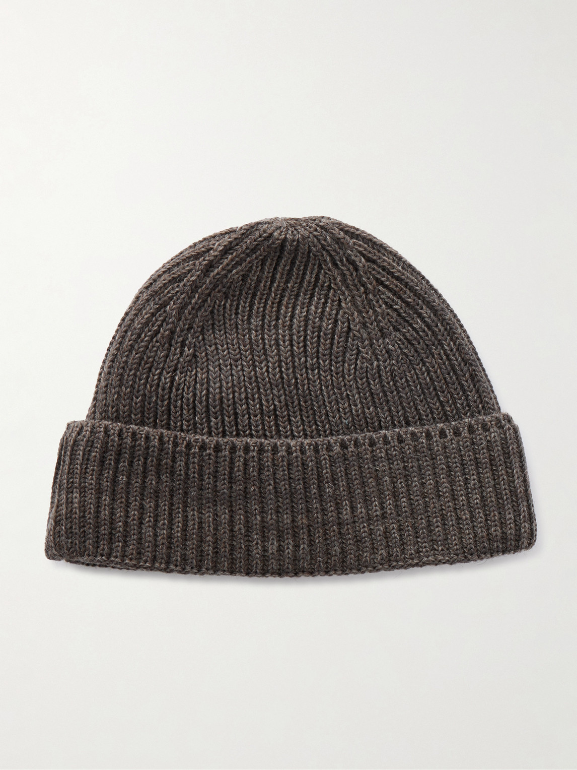 S.N.S. Herning Fender Ribbed Virgin Wool Beanie - Men