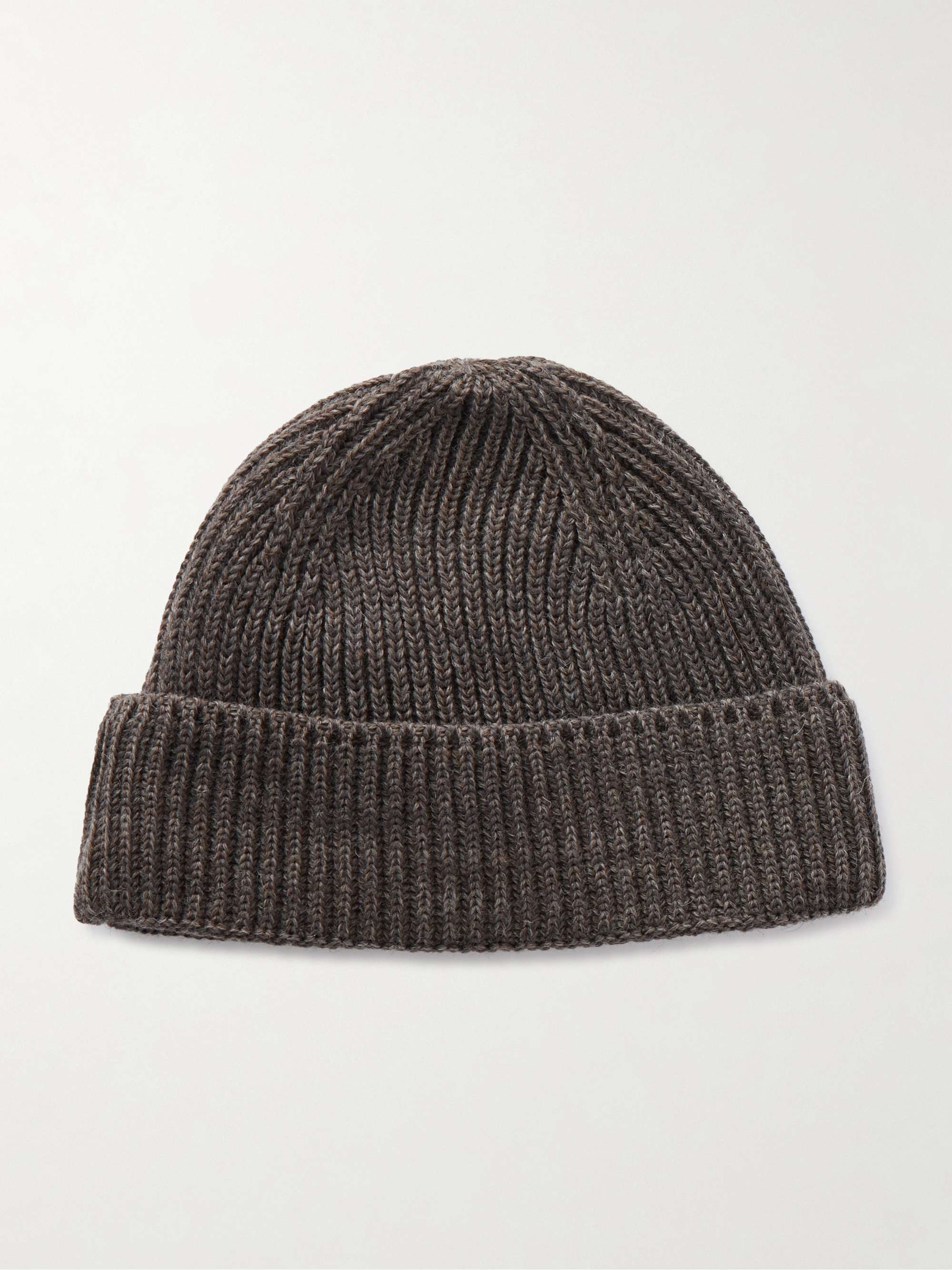 S.N.S. HERNING Fender Ribbed Virgin Wool Beanie
