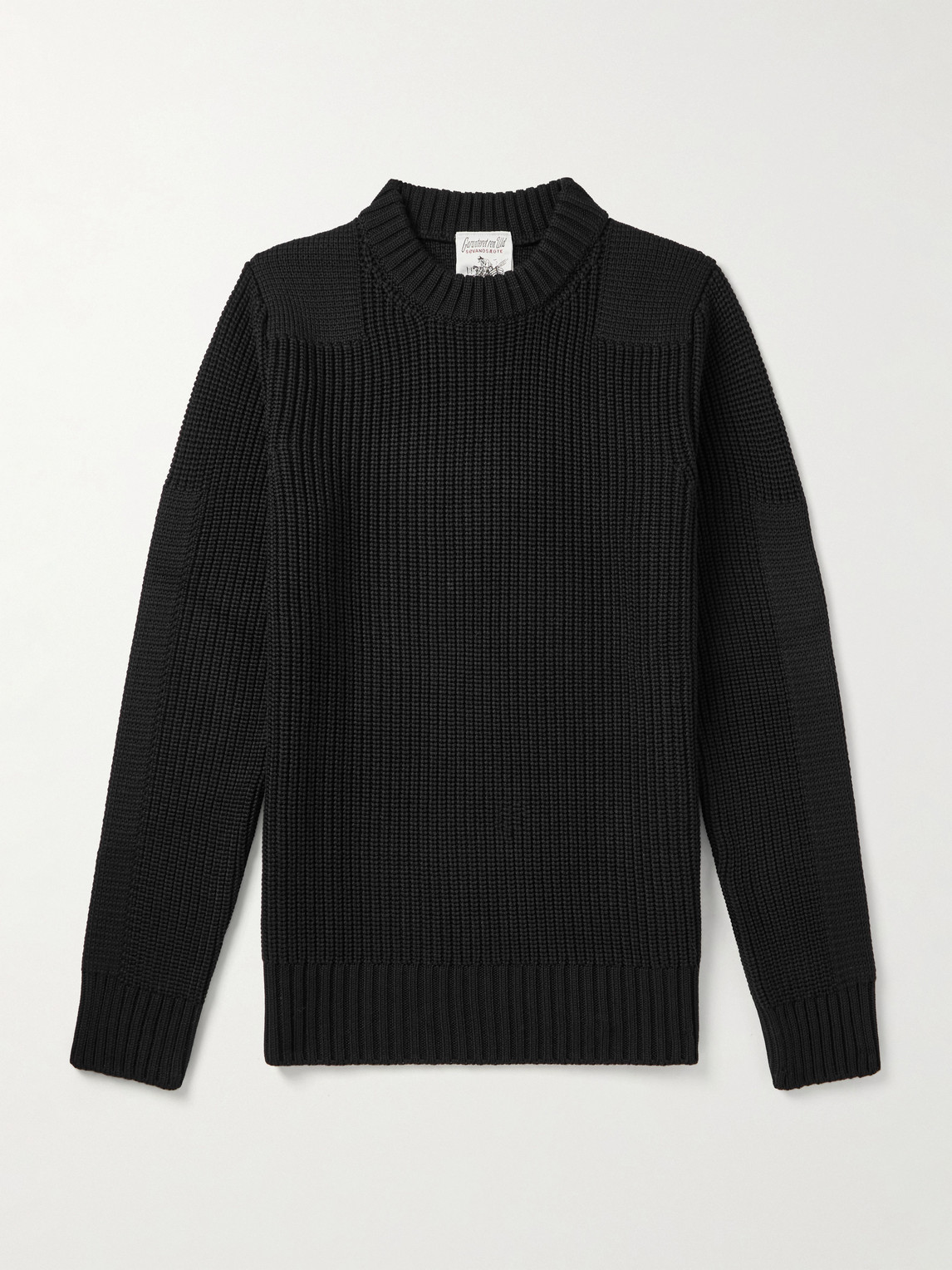 S.N.S. Herning Robust lim-Fit Ribbed Merino Wool weater - Men