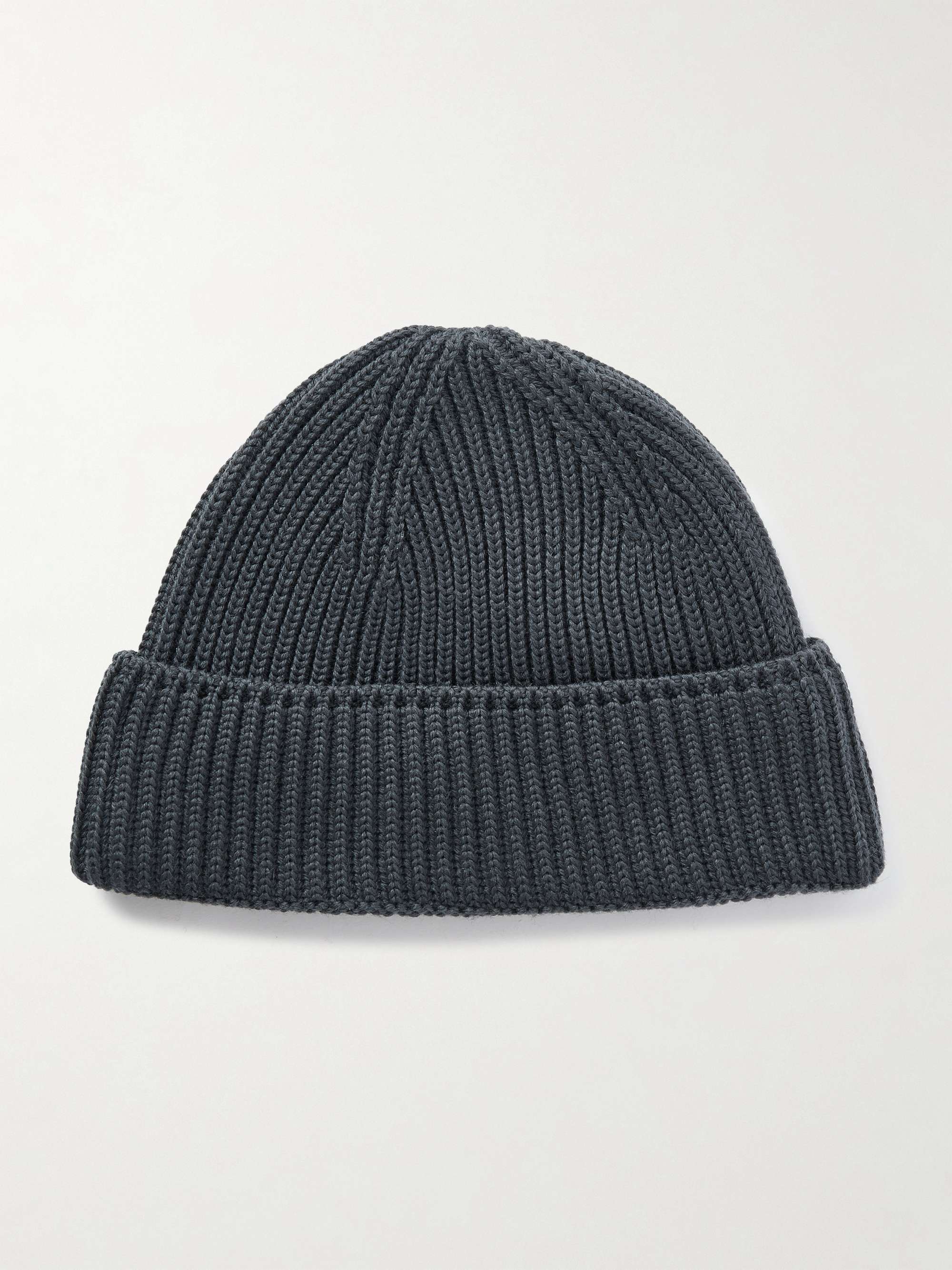 S.N.S. HERNING Fender Ribbed Virgin Wool Beanie