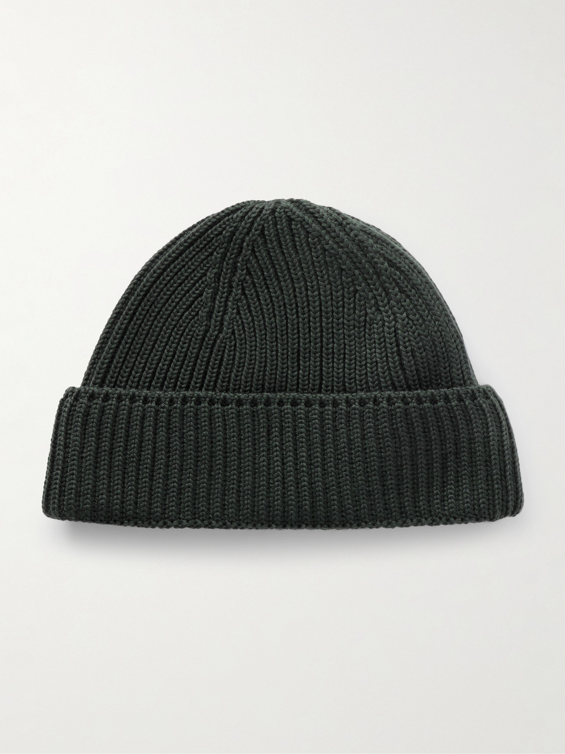 S.N.S. Herning Fender Ribbed Virgin Wool Beanie - Men