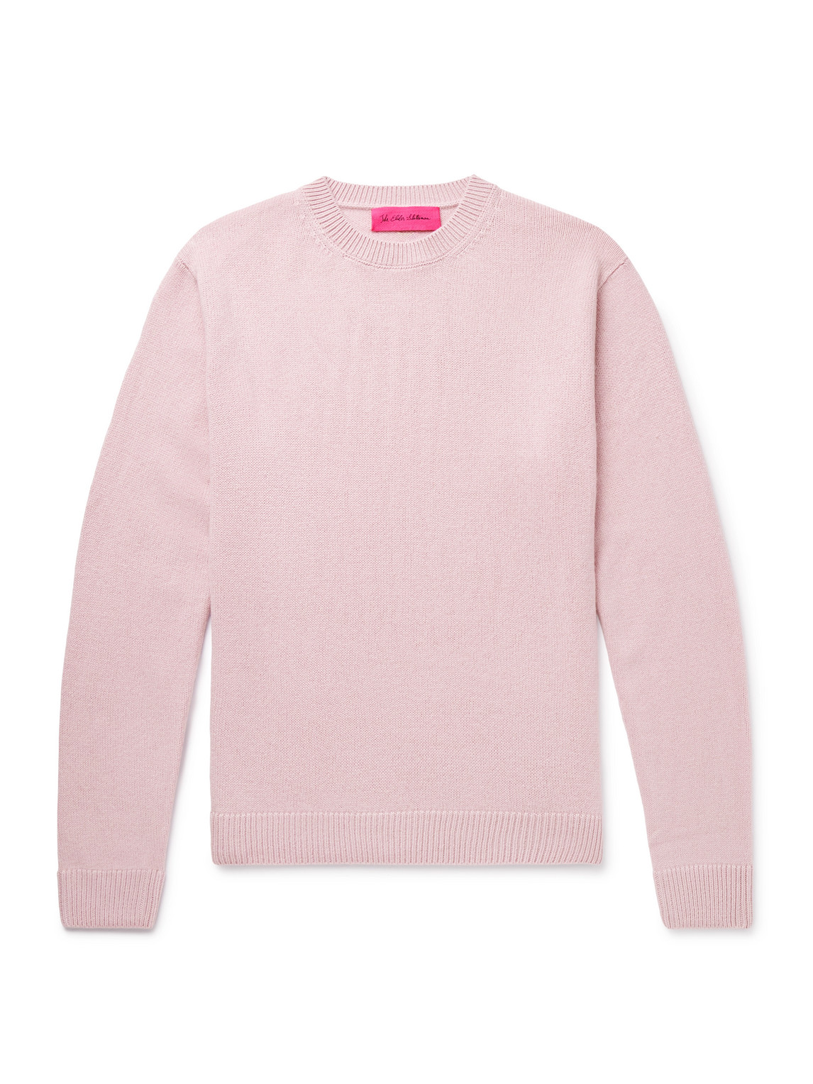 The Elder Statesman Cashmere Sweater In Pink