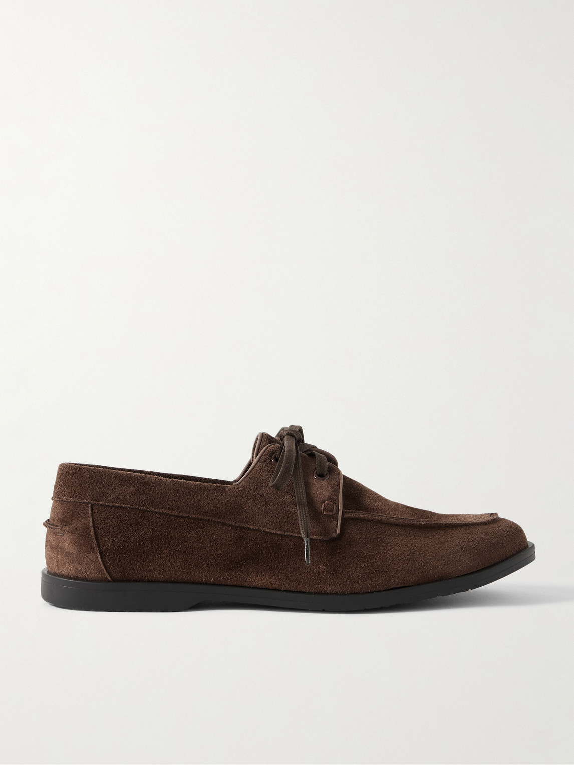 George Cleverley Devon Suede Boat Shoes - Men