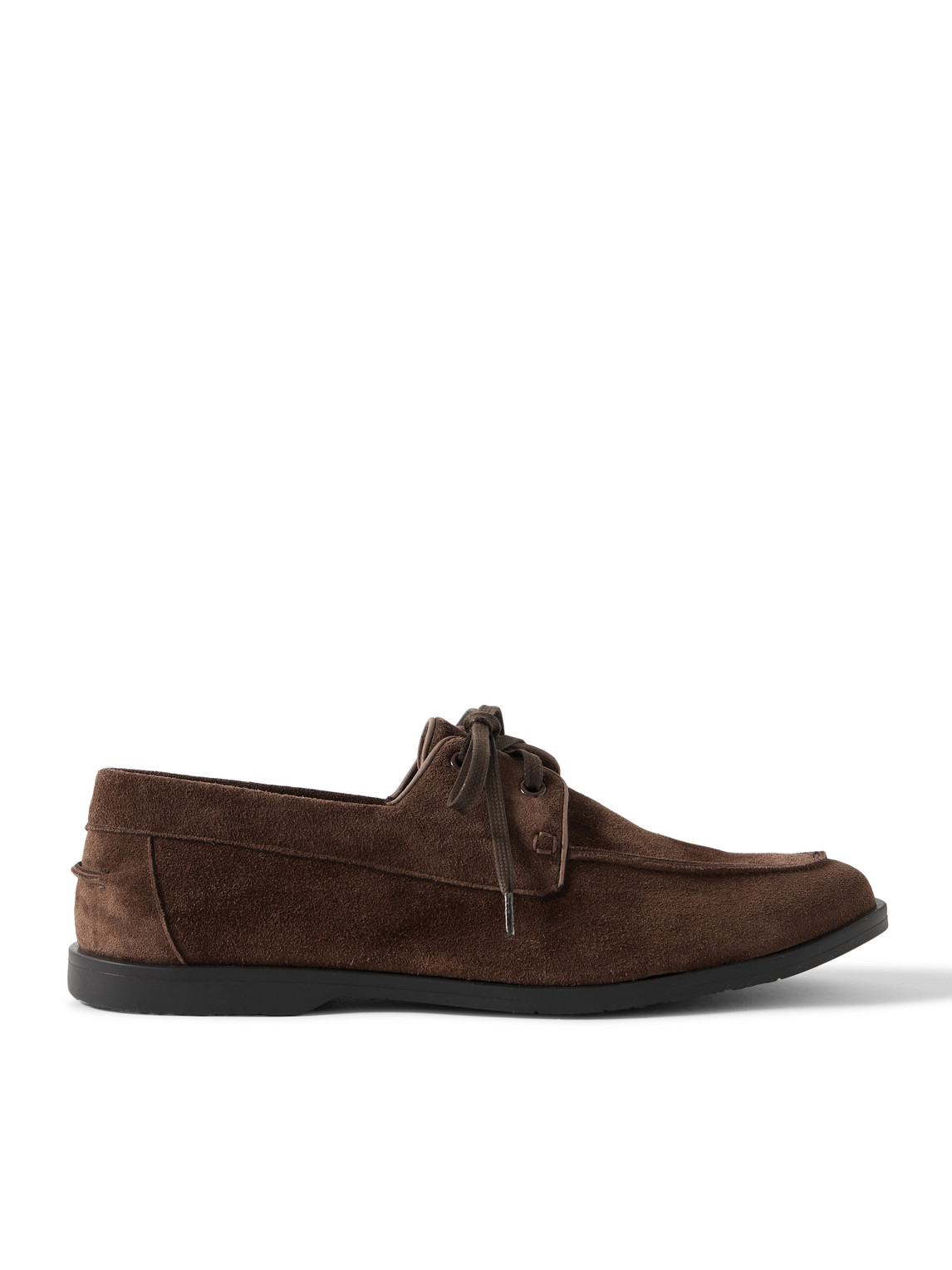 George Cleverley Devon Suede Boat Shoes