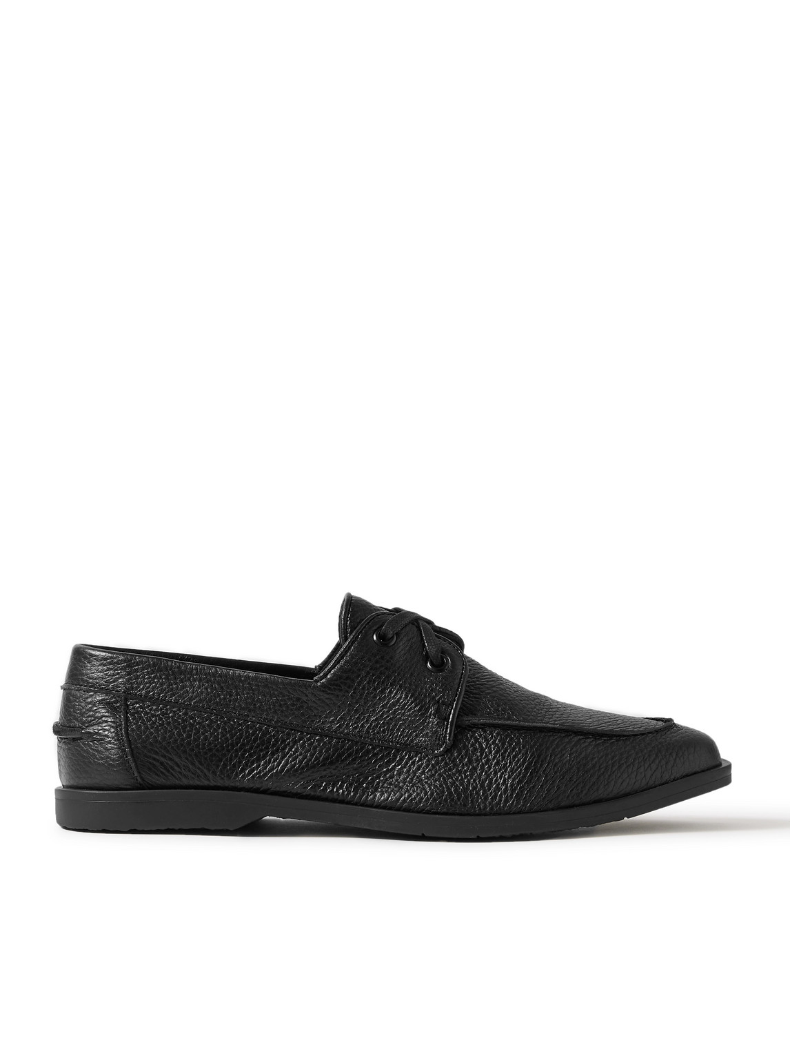 George Cleverley Devon Full-grain Leather Boat Shoes
