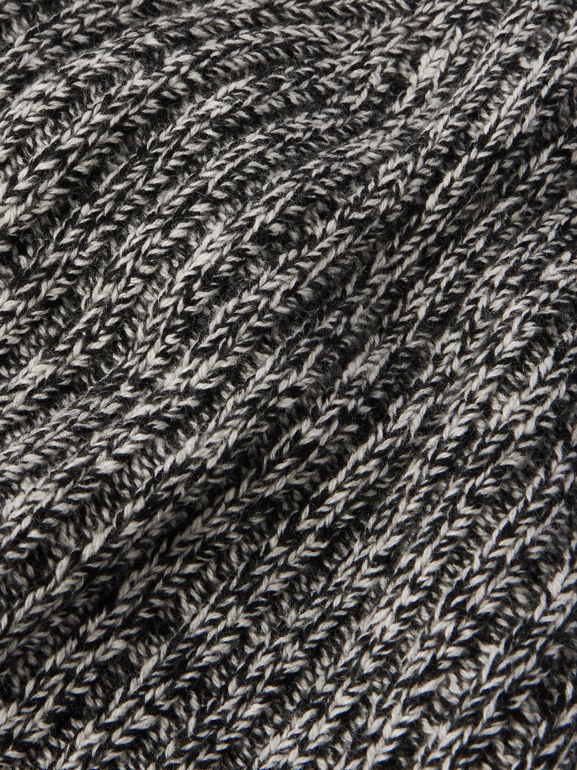  Mr P. - Ribbed Wool And Cashmere-blend Beanie - Men - Black 