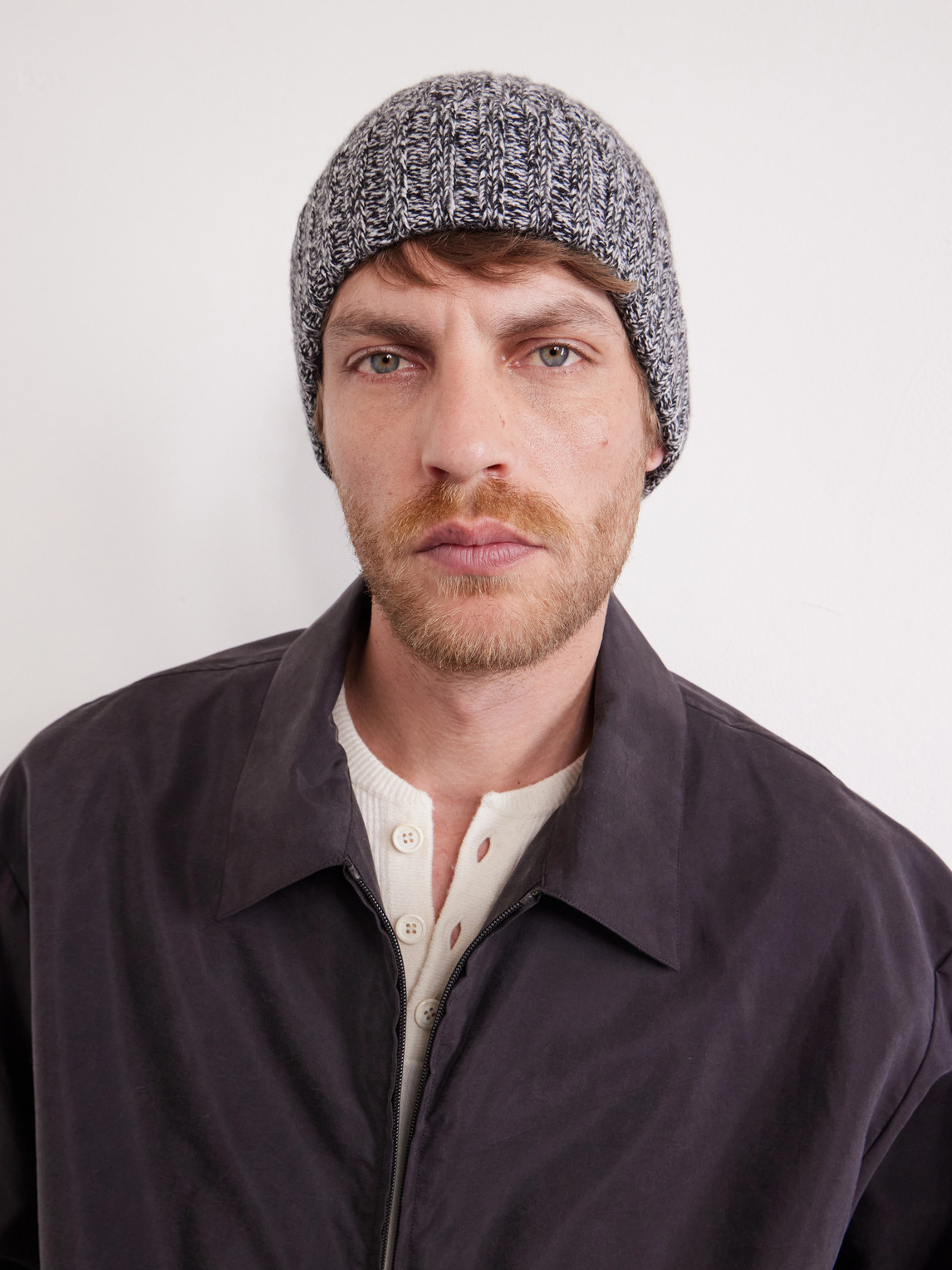  Mr P. - Ribbed Wool And Cashmere-blend Beanie - Men - Black 
