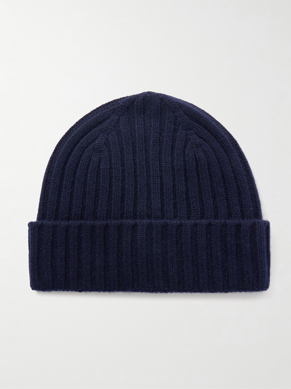 MR P. Cairn Ribbed Cashmere Beanie - Men