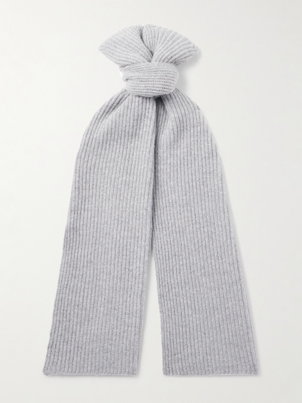 MR P. Ribbed Cashmere Scarf - Men