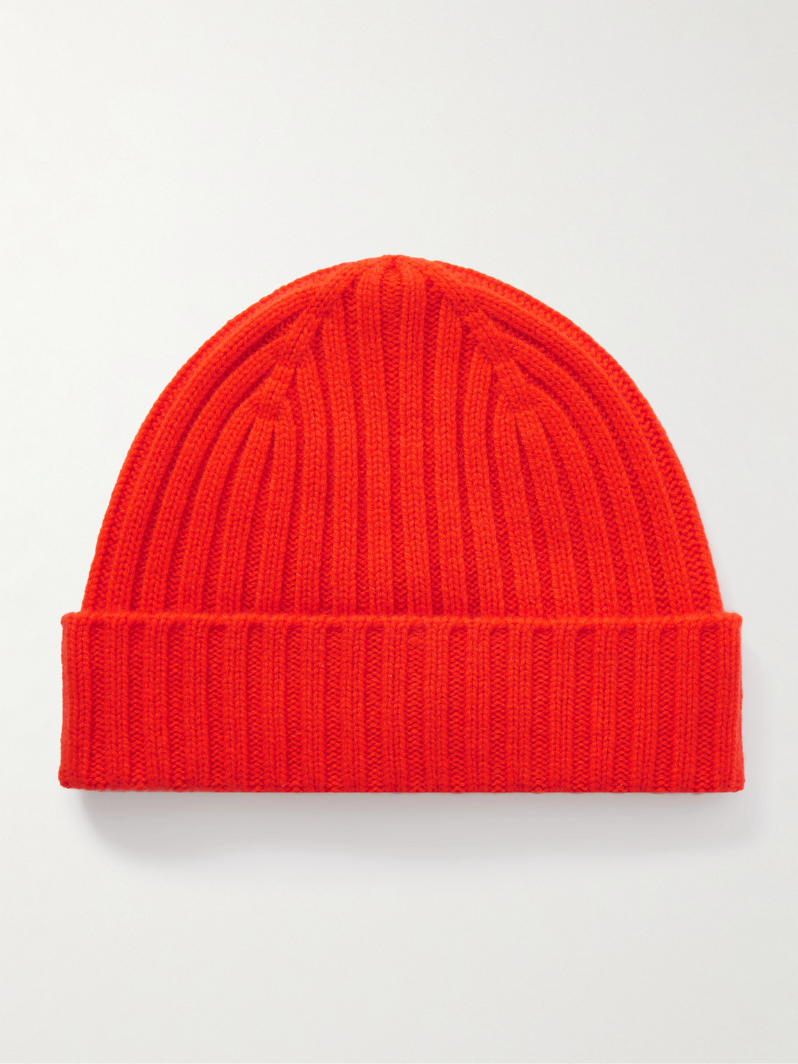 MR P. Cairn Ribbed Cashmere Beanie - Men