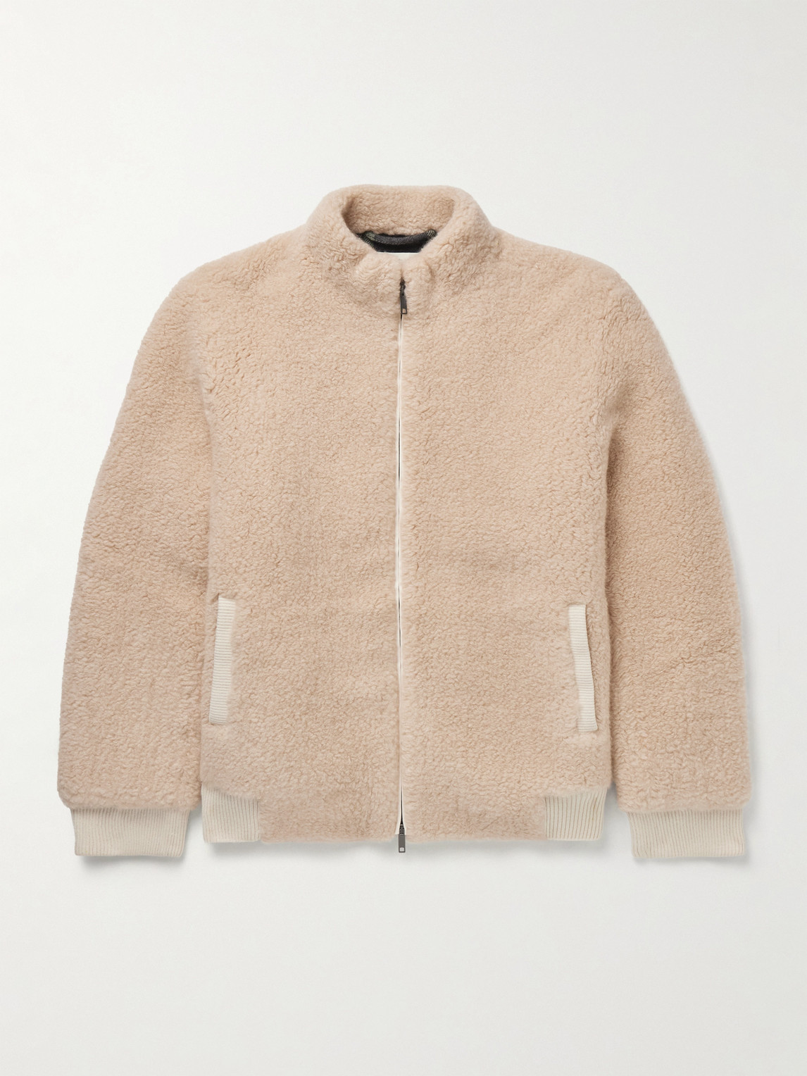 God's True Cashmere Cashmere-Fleece Bomber Jacket - Men