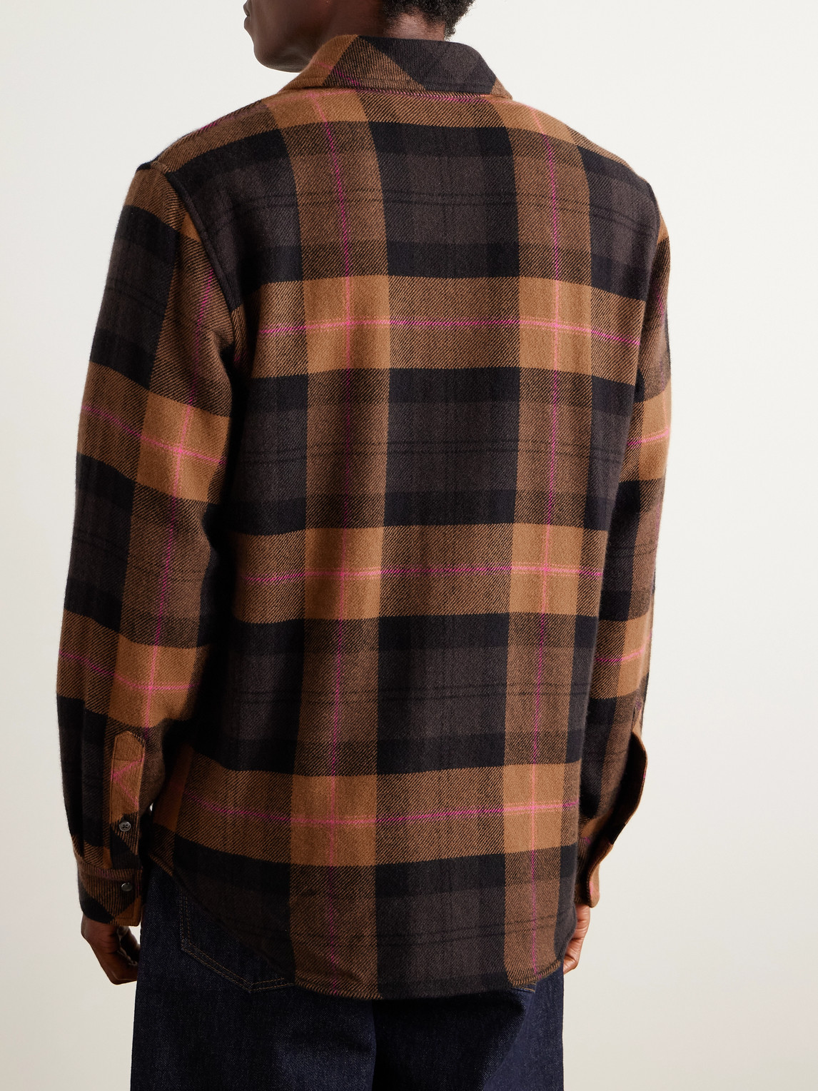 God's True Cashmere Checked Cashmere Shirt In Multi
