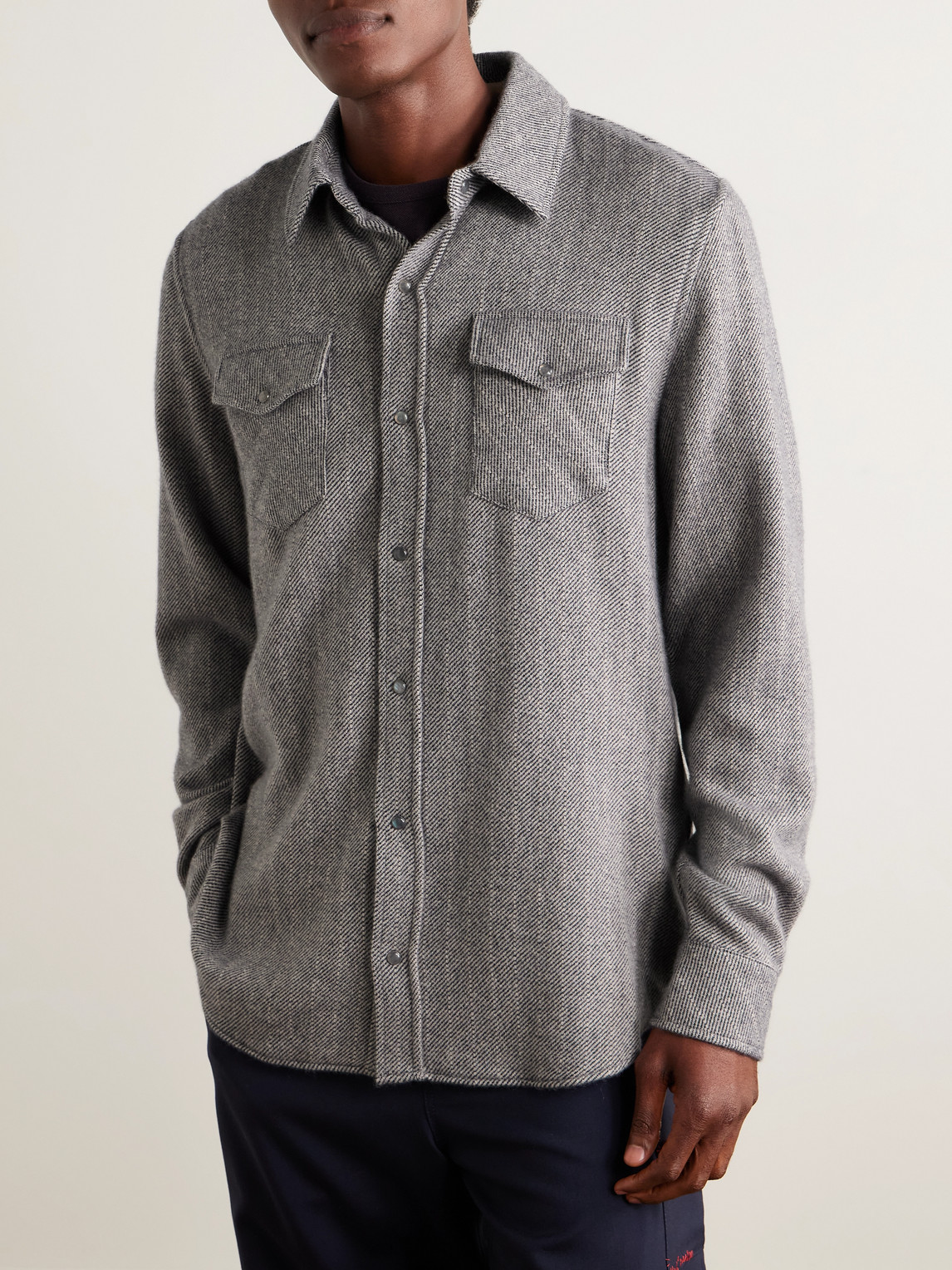 Cashmere Shirt Striped