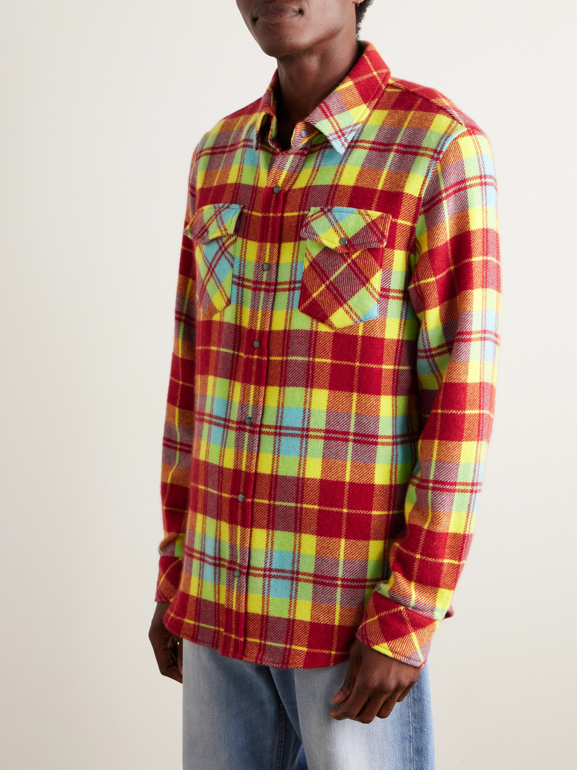 Cashmere Shirt Checked