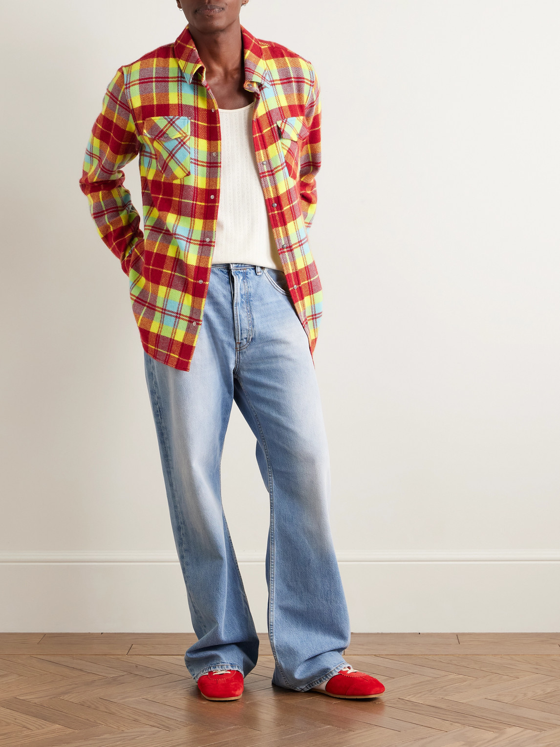 Cashmere Shirt Checked