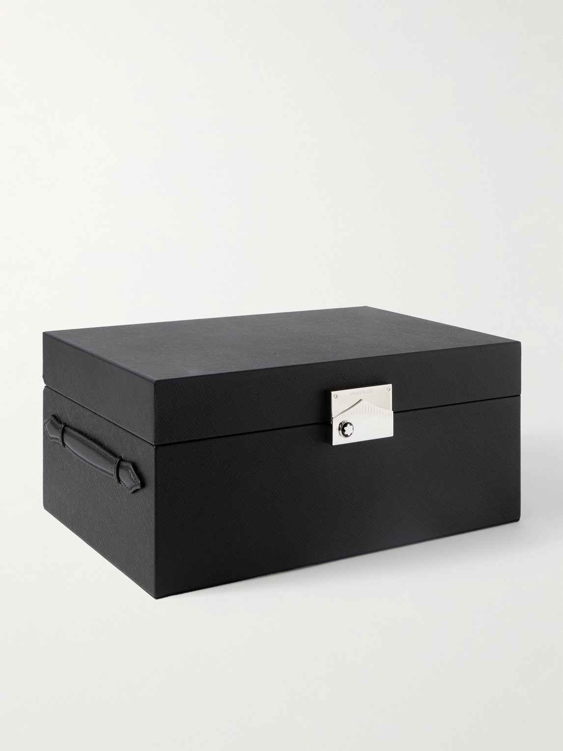 Cross-Grain Leather Eight-Piece Watch Box — 2