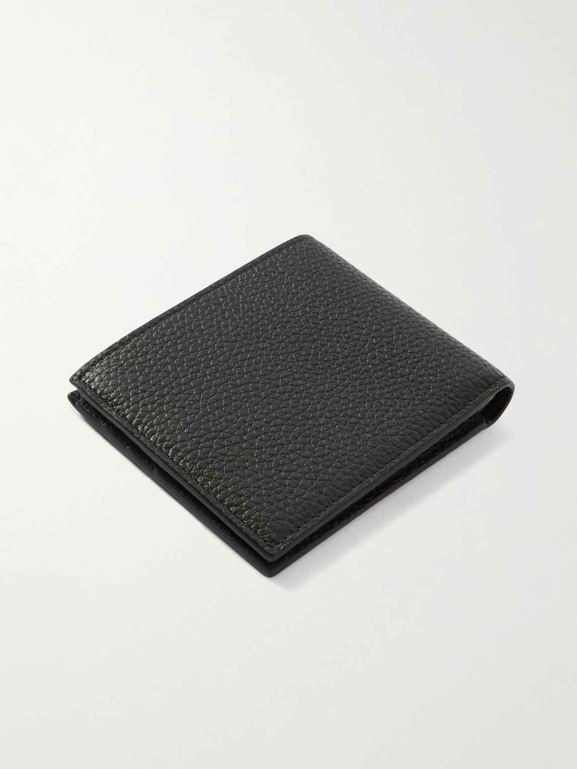 Montblanc Full-grain Leather Wallet In Black