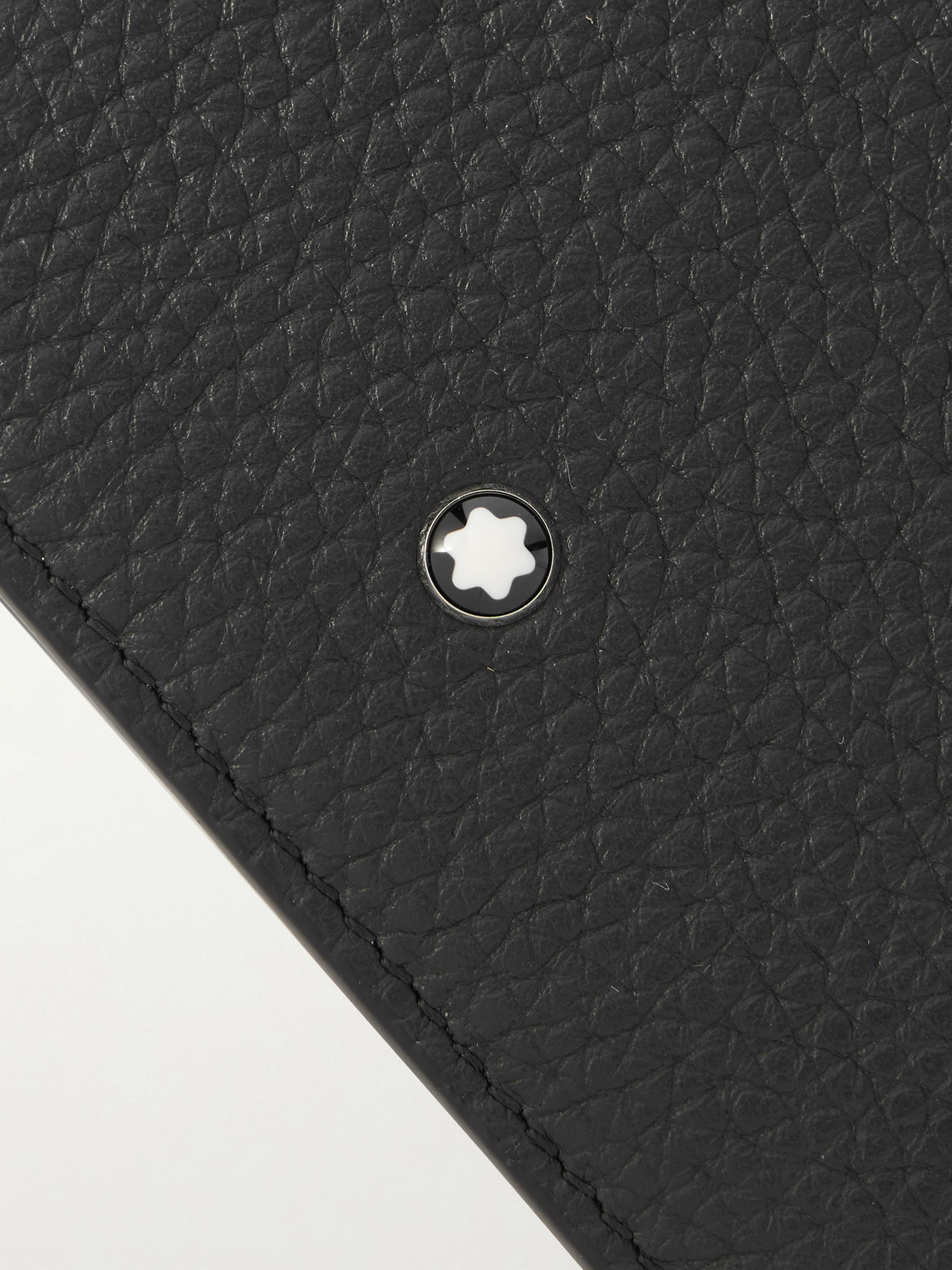 Montblanc Full-grain Leather Wallet In Black