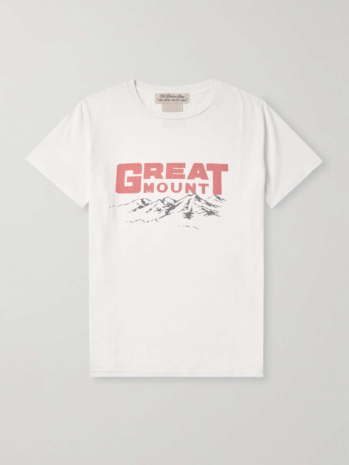 Remi Relief Printed Cotton-Jersey T-hirt - Men