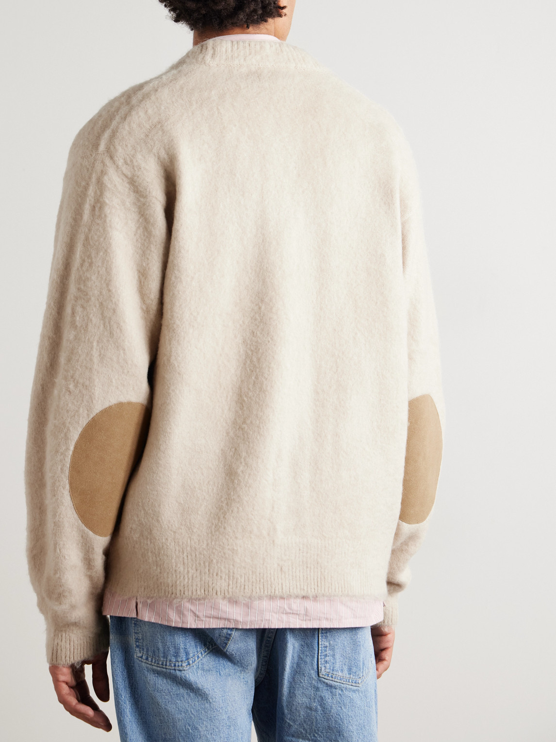  Remi Relief - Brushed-knit Cardigan - Men - Neutrals - S 