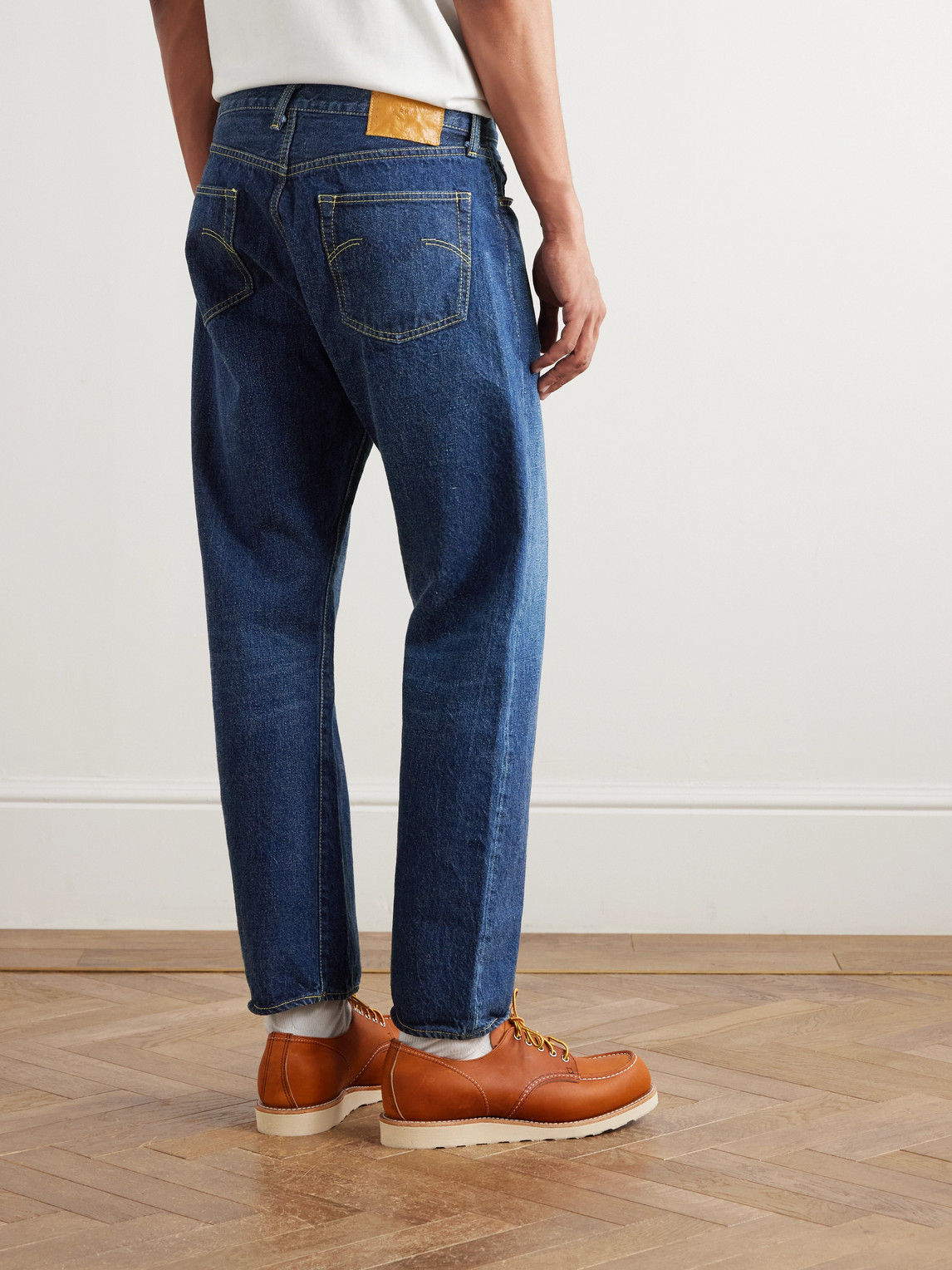  Remi Relief - 1954 Straight-leg Cropped Distressed Jeans - Men - Blue - M 