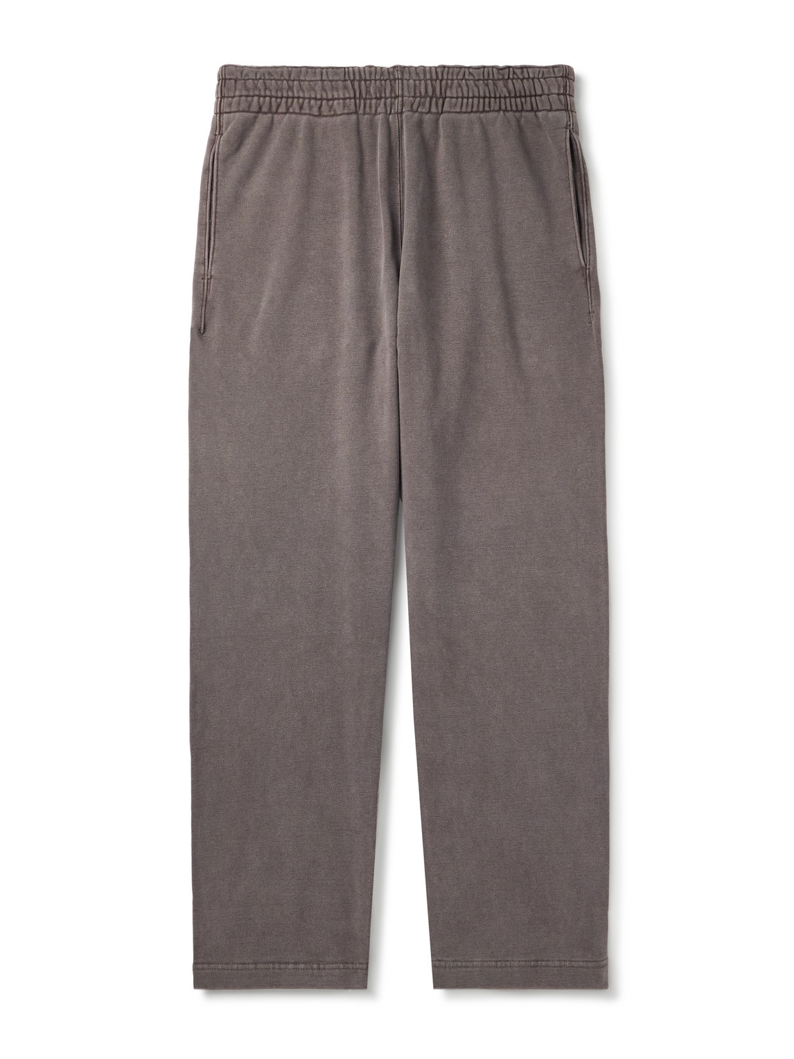 Remi Relief Straight-leg Cotton-jersey Sweatpants In Gold