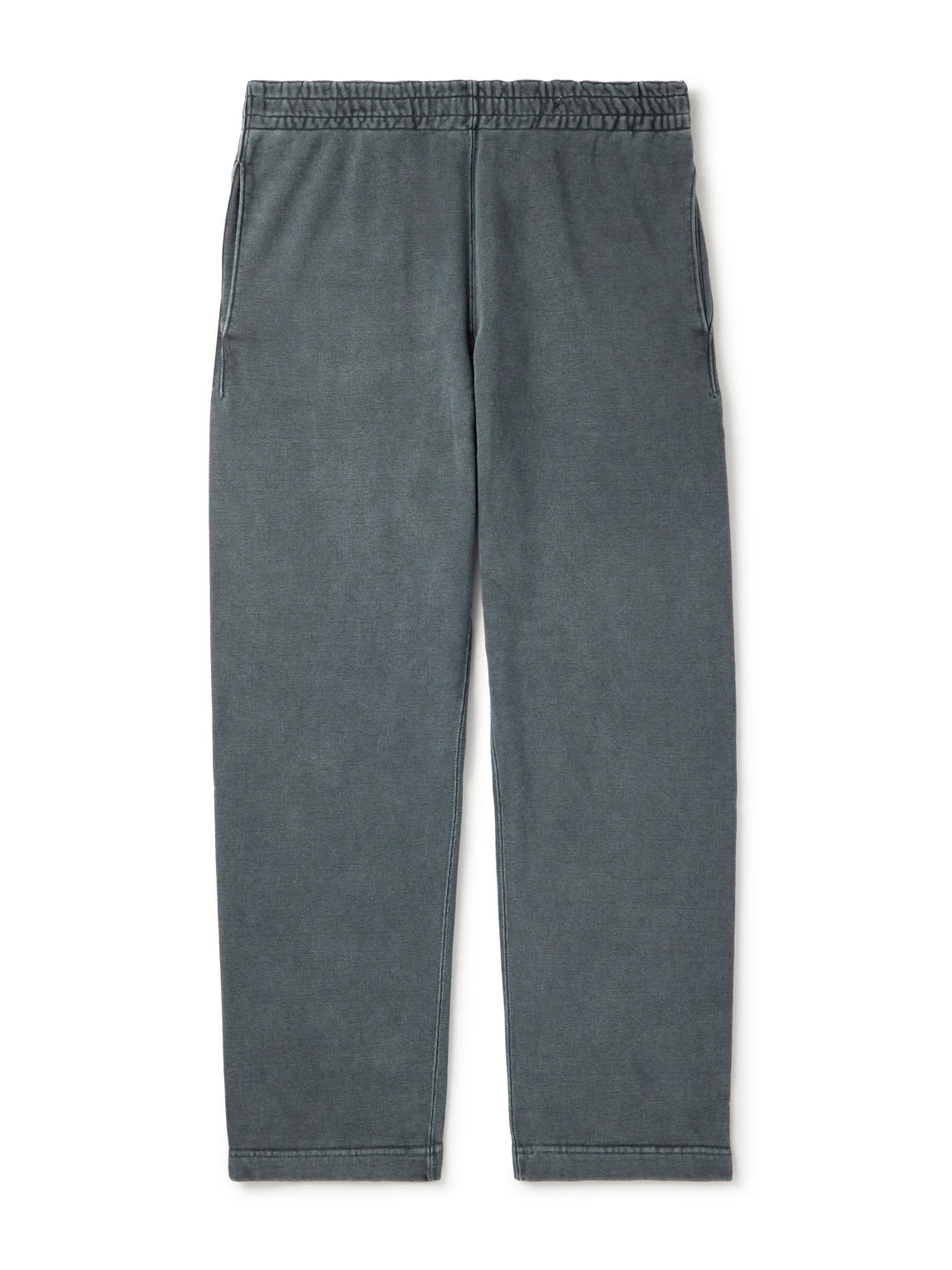 Remi Relief Straight-leg Cotton-jersey Sweatpants In Blue