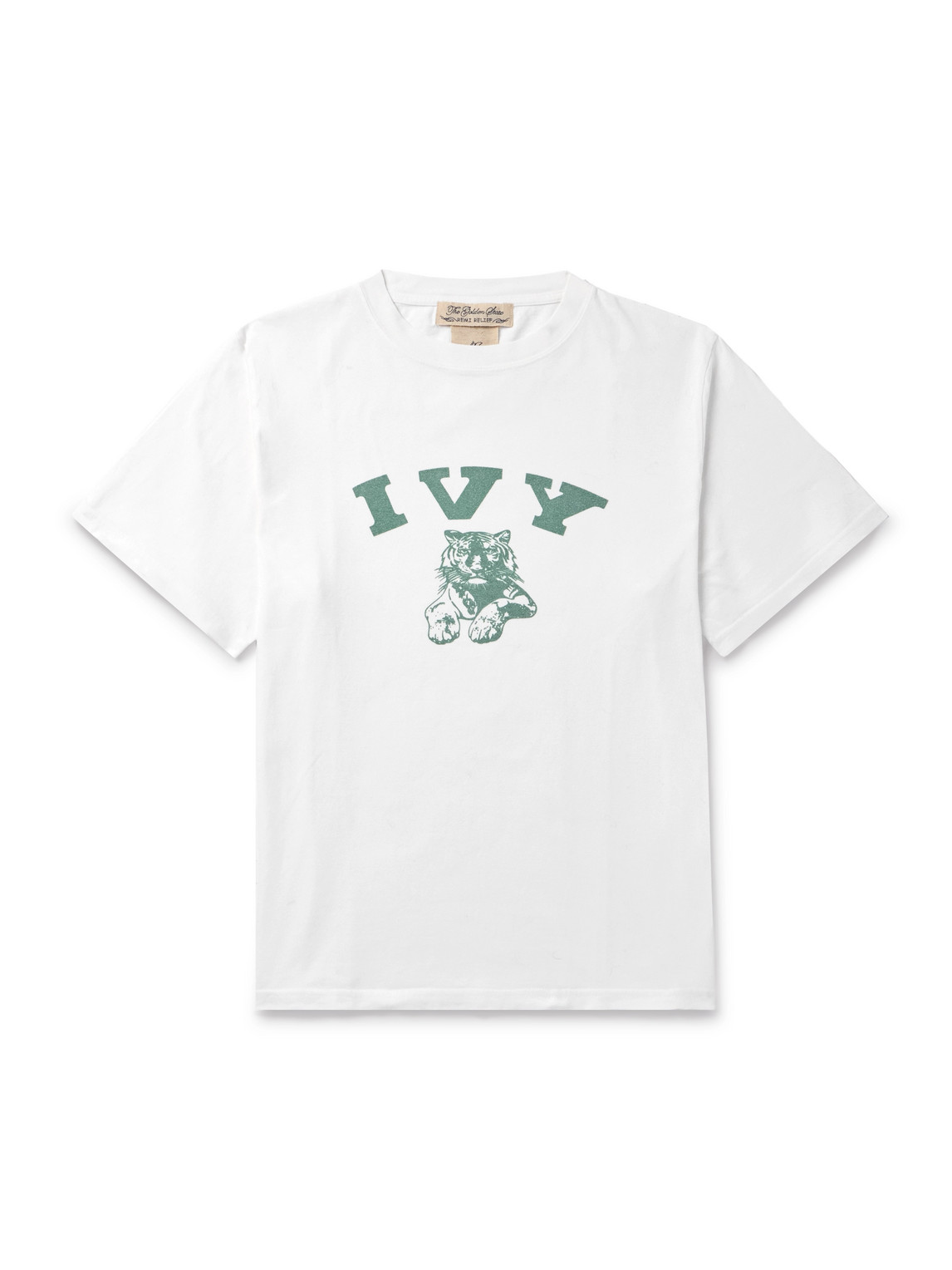 Remi Relief Ivy Printed Cotton-jersey T-shirt In White