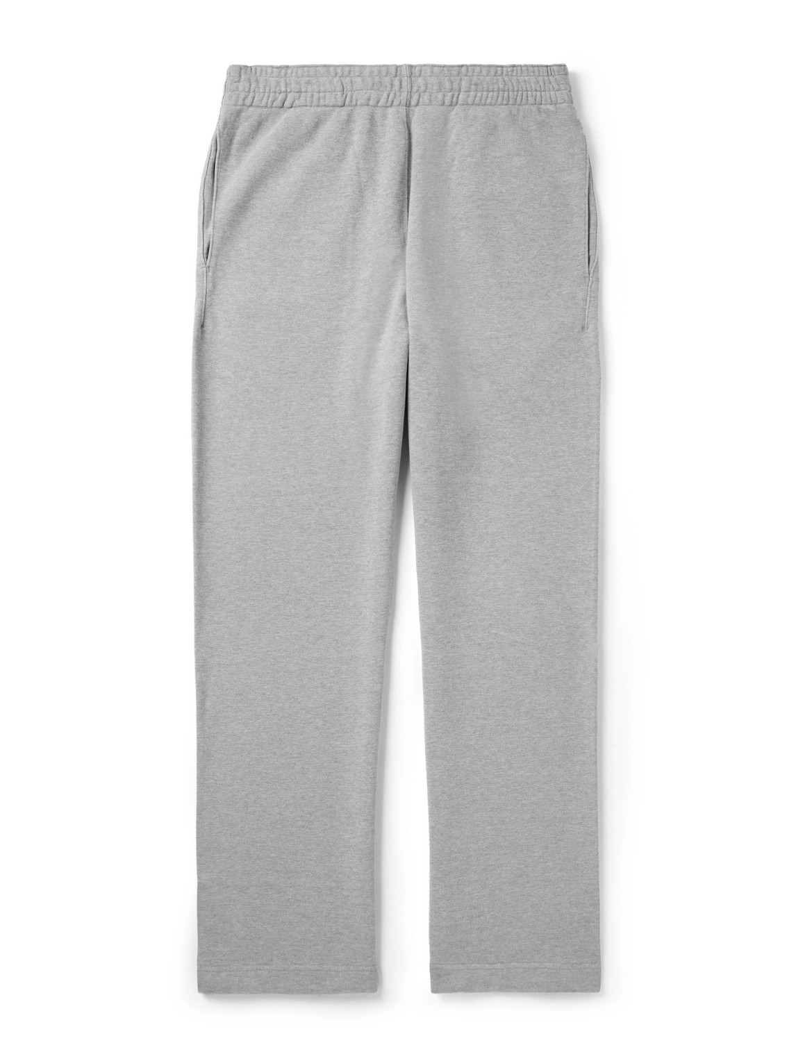 Remi Relief Straight-leg Cotton-jersey Sweatpants In Gray