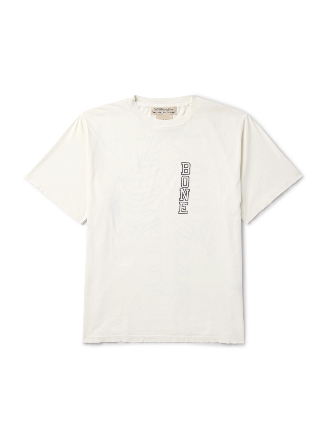 Remi Relief Bone Cotton-jersey T-shirt In Neutral