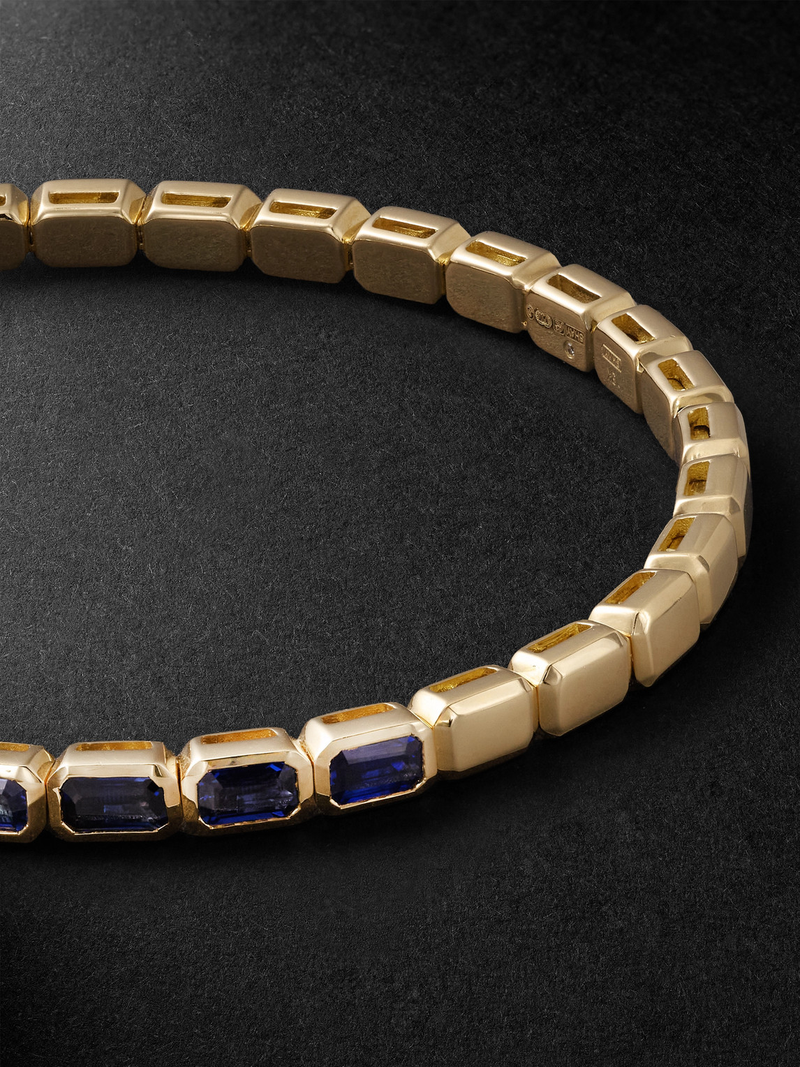 Shay 18-karat Gold Sapphire Tennis Bracelet In Gold