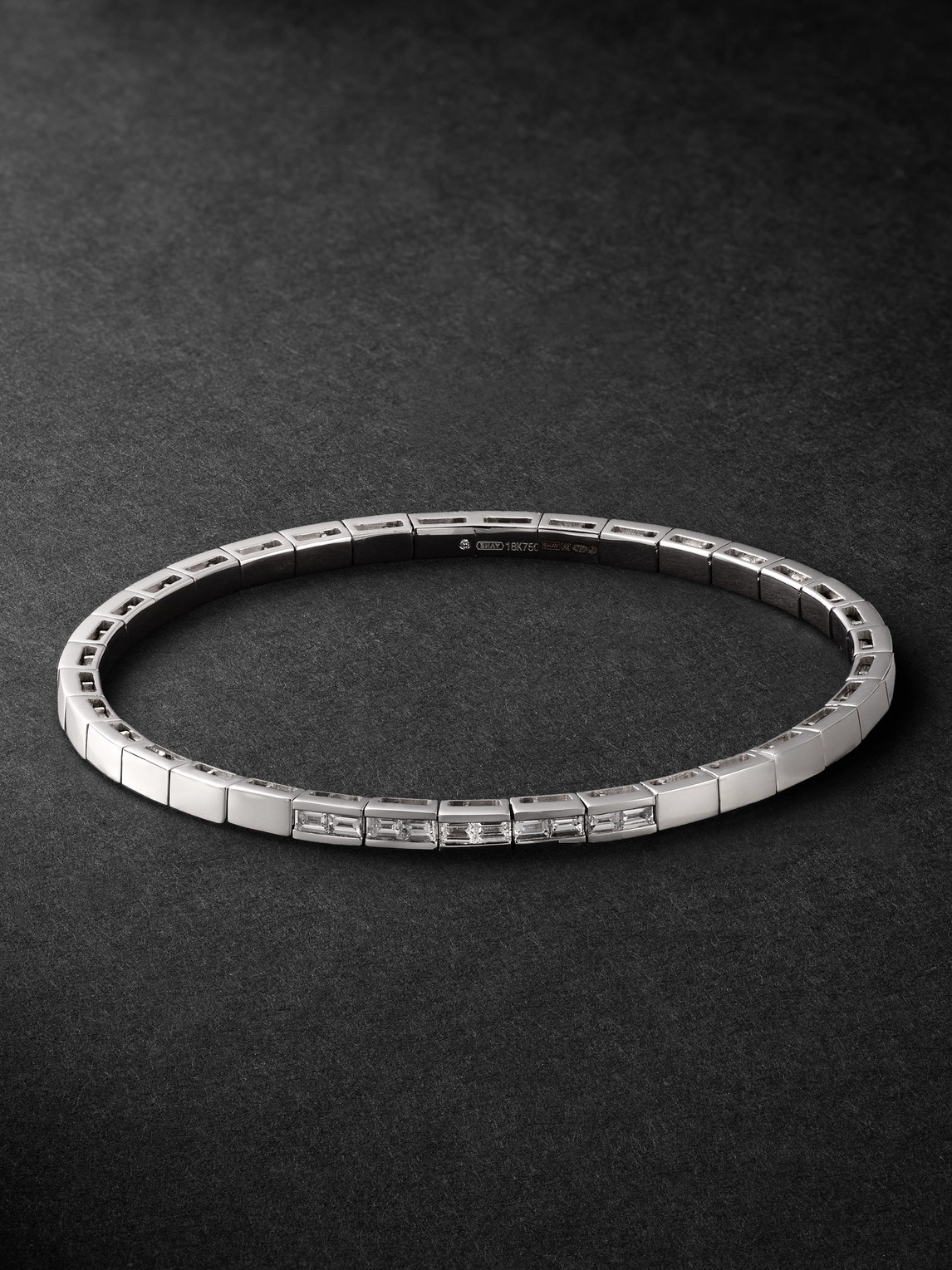 Shay 18-karat White Gold Diamond Bracelet In Metallic