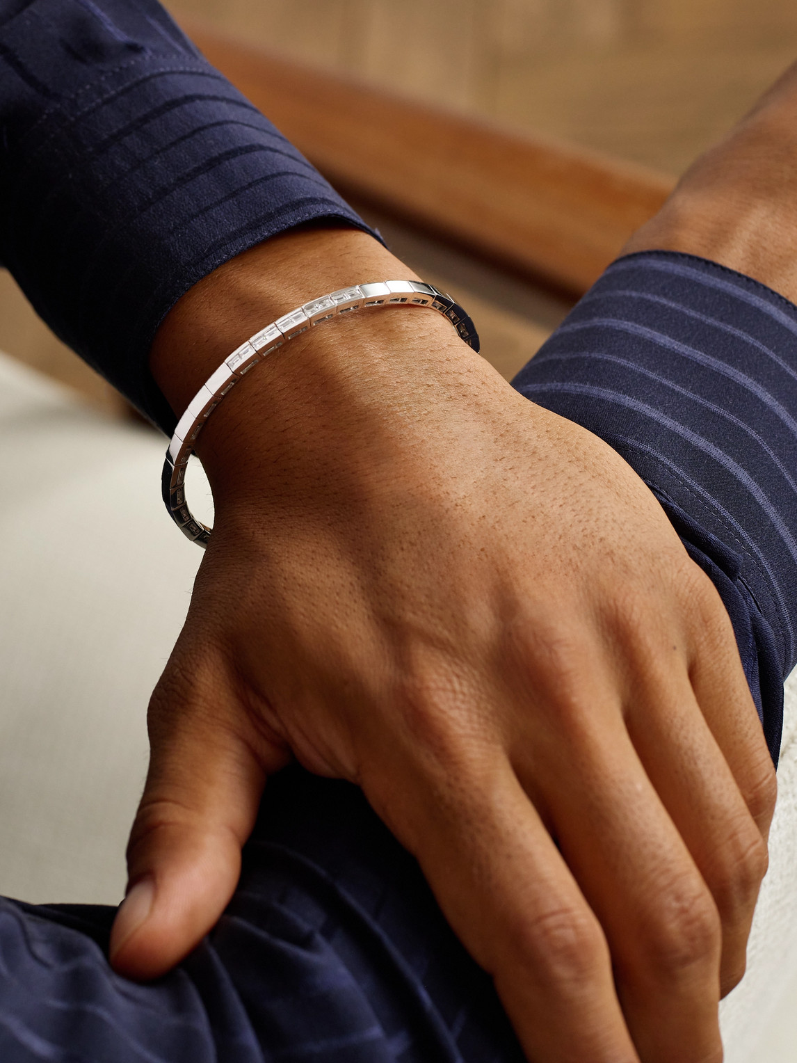 Shay 18-karat White Gold Diamond Bracelet In Gold