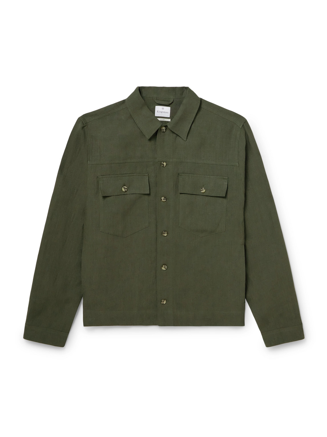 Kingsman Valstar Linen Shirt Jacket