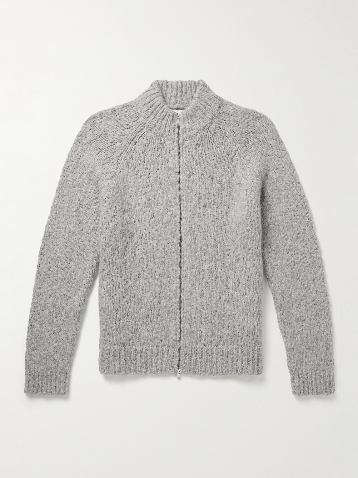 MR P. Alpaca-Blend Bouclé Zip-Up Cardigan - Men