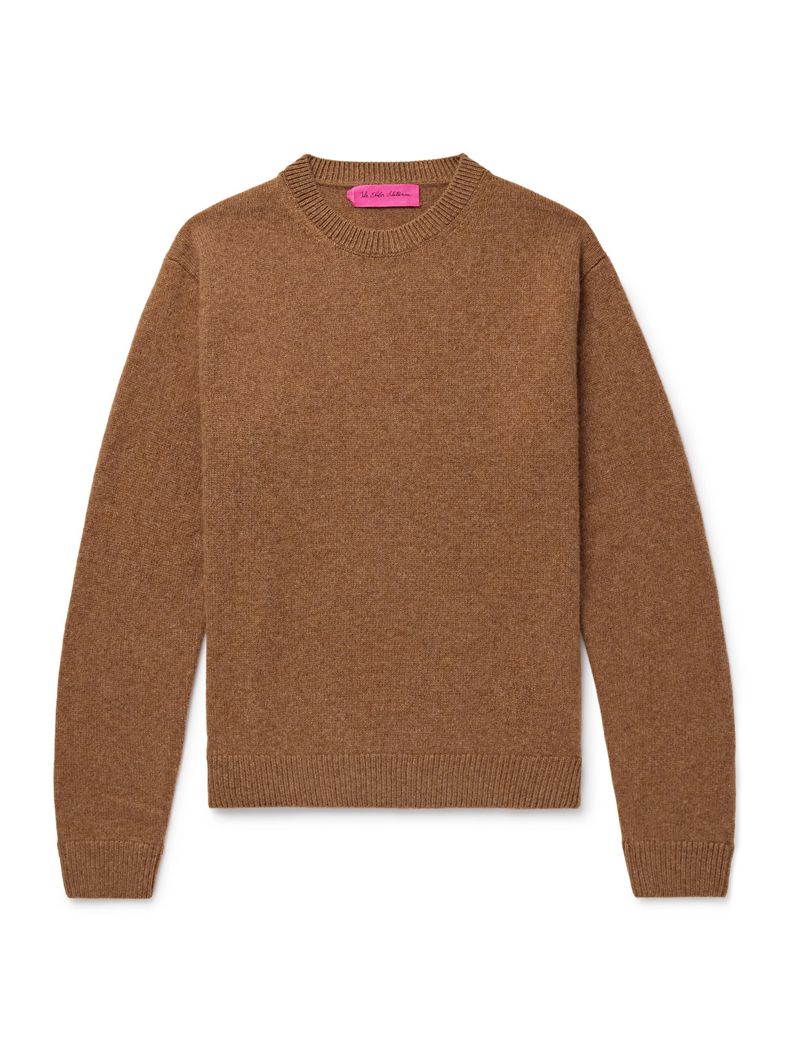 The Elder Statesman Cashmere Sweater In Brown