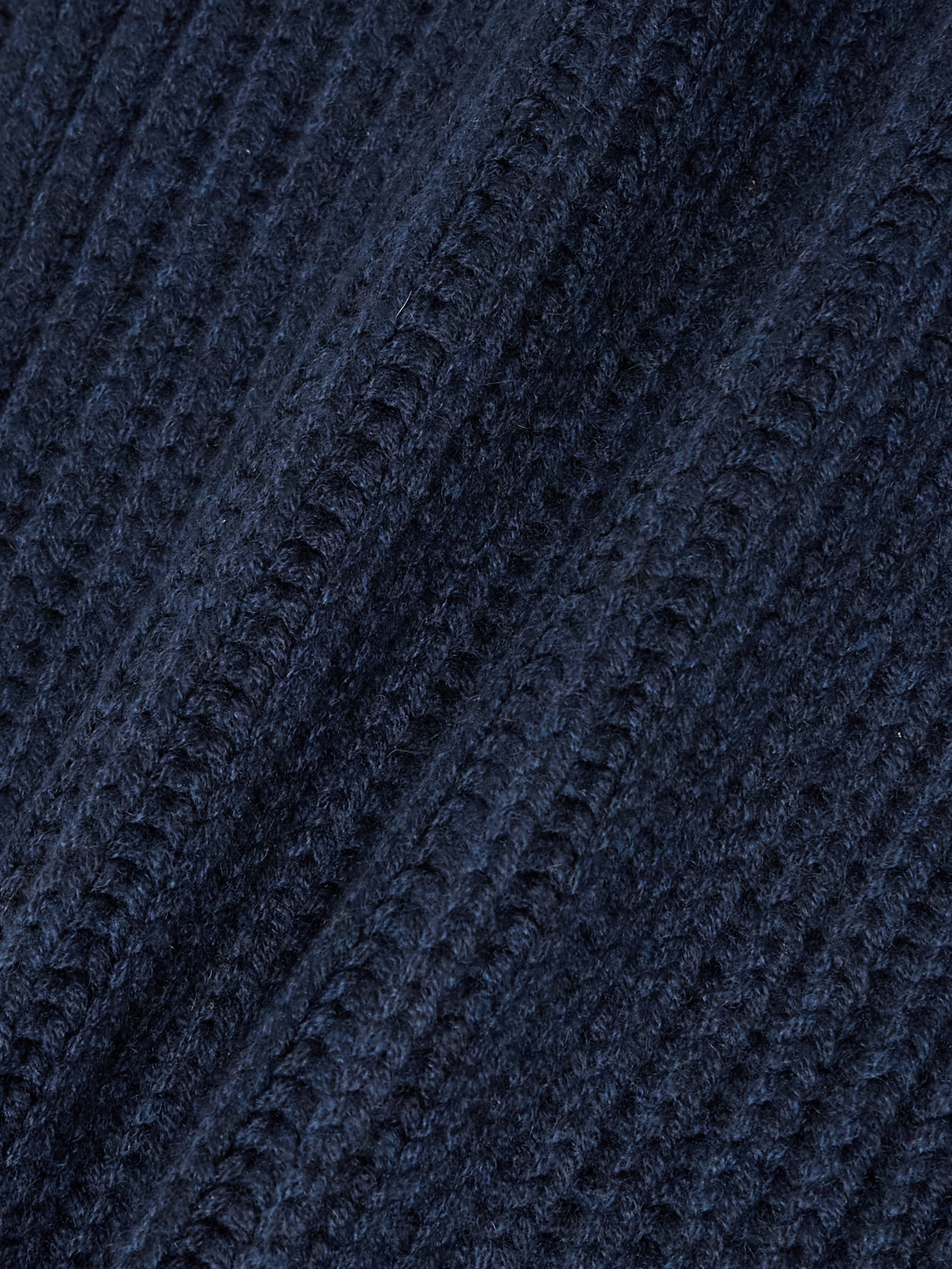 Loro Piana Ribbed Cashmere Scarf In Blue