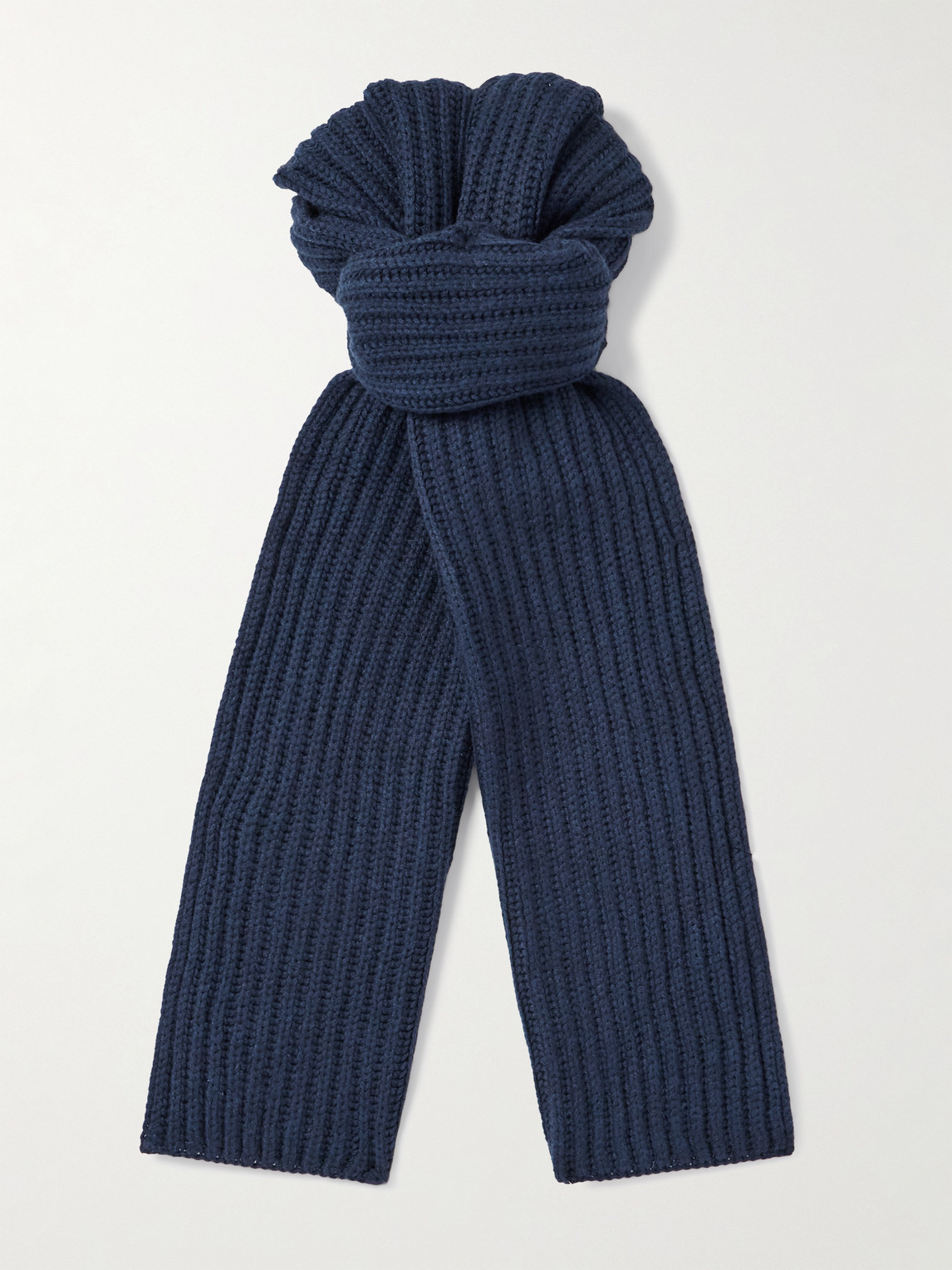 Loro Piana Ribbed Cashmere Scarf - Men