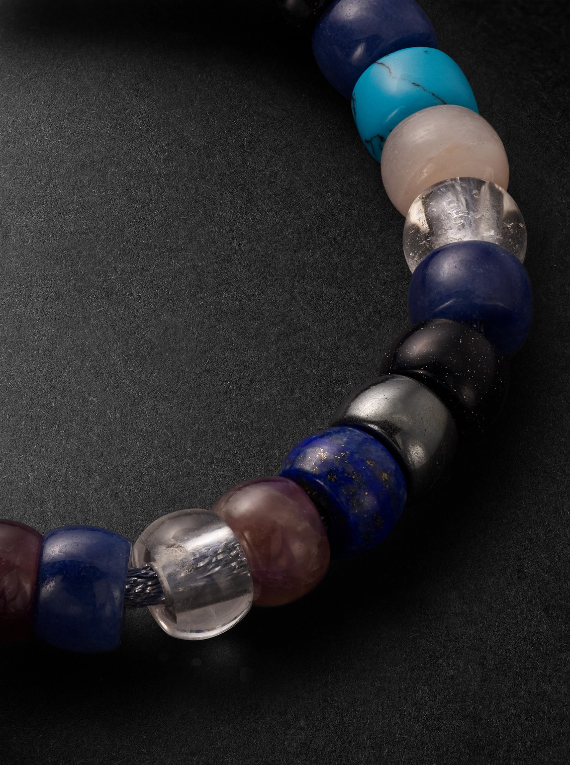 Carolina Bucci Firenze Forte 18-karat Gold Multi-stone Beaded Bracelet In Multi