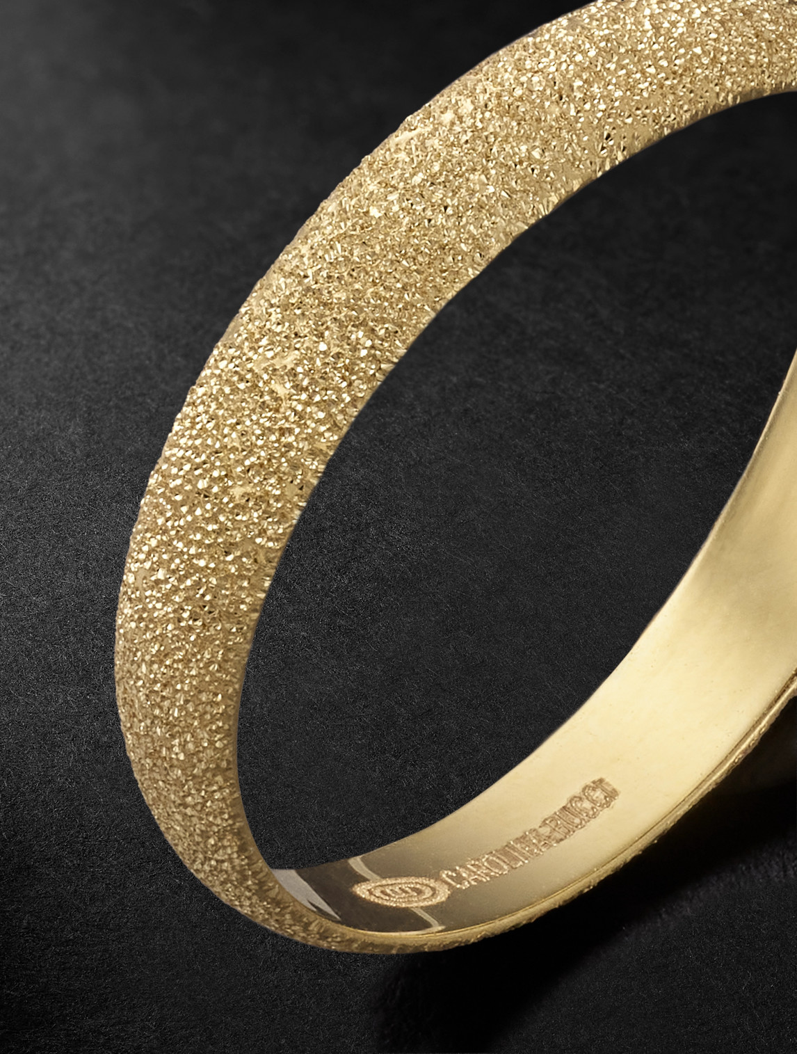 Carolina Bucci Florentine Finish 18-karat Gold Ring In Gold